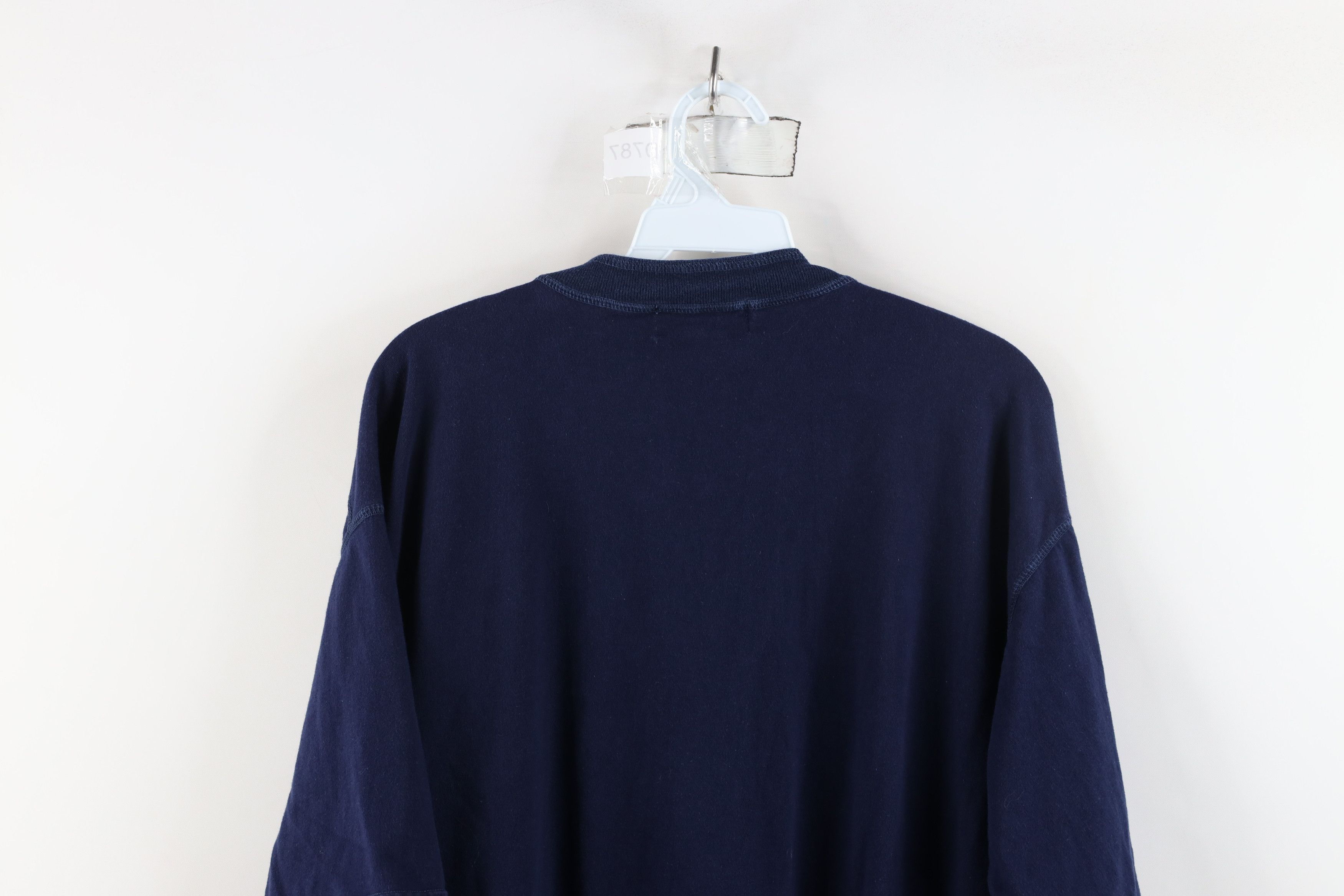 Vintage Vintage 90s Streetwear Cotton Short Sleeve Henley T-Shirt Size US L / EU 52-54 / 3 - 9 Thumbnail