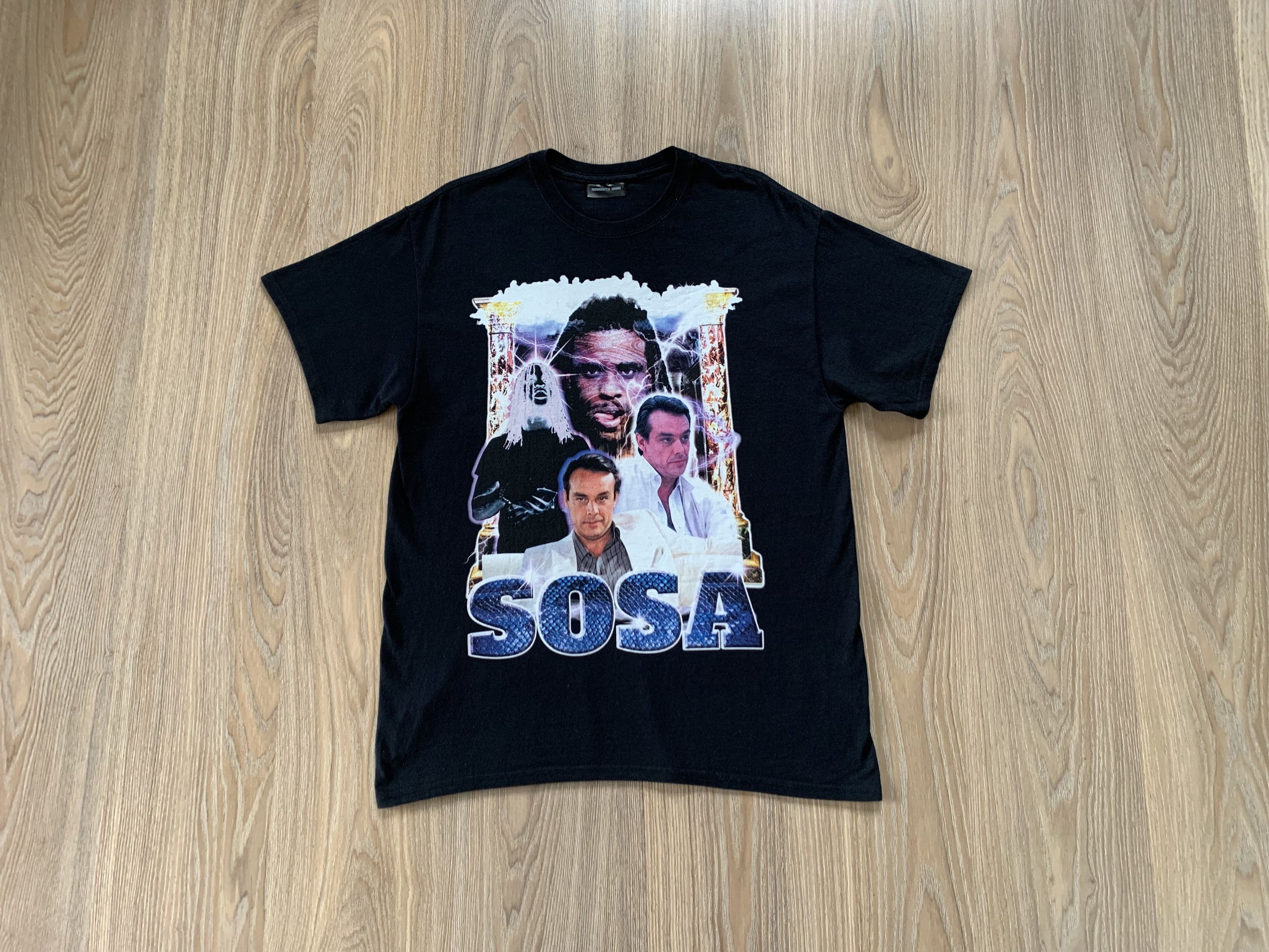 image of Movie x Vintage Alejandro Sosa Scarface T Shirt in Black, Men's (Size Medium)