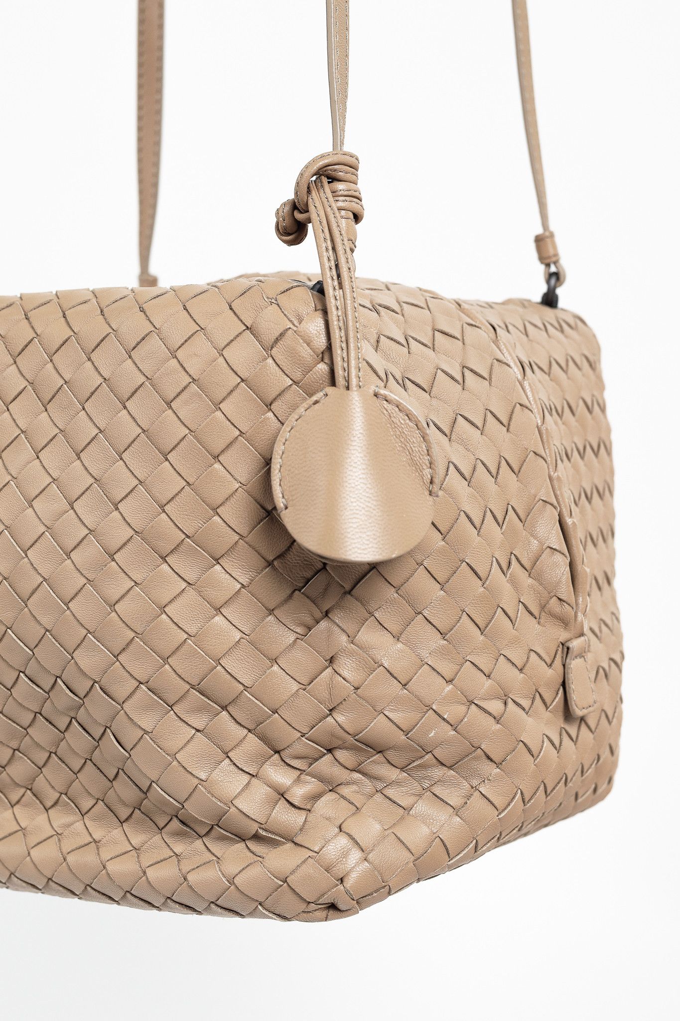 Bottega Veneta Bottega Veneta Light Brown Intrecciato Leather Box Bag Size ONE SIZE - 7 Thumbnail