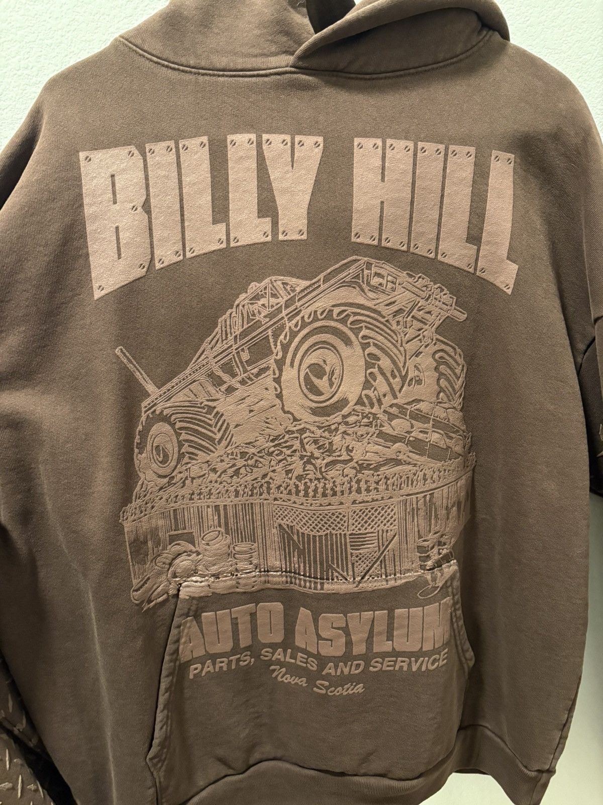 Billy Hill Billy Hill Auto Asylum Hoodie Size US XL / EU 56 / 4 - 2 Thumbnail