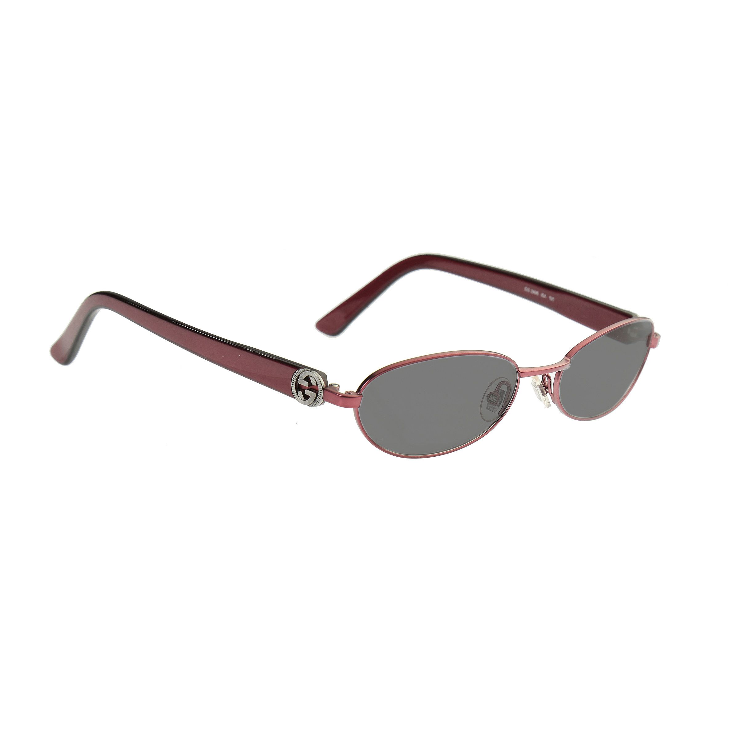 Gucci Vintage 90's gucci gg1664 logo rimless black sunglasses