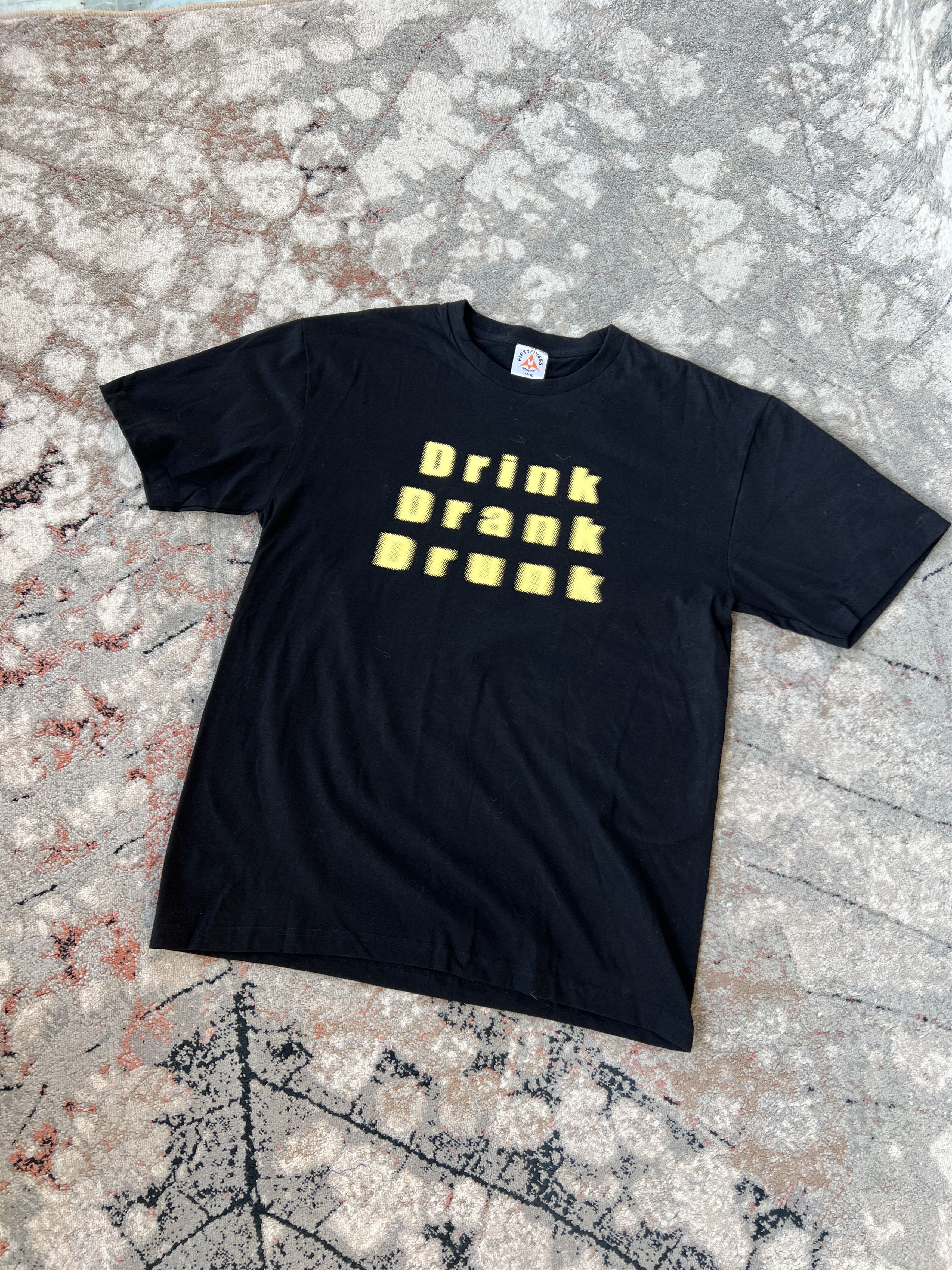 Vintage Y2K Drink Drank Drunk Vintage Tee Size US L / EU 52-54 / 3 - 1 Thumbnail