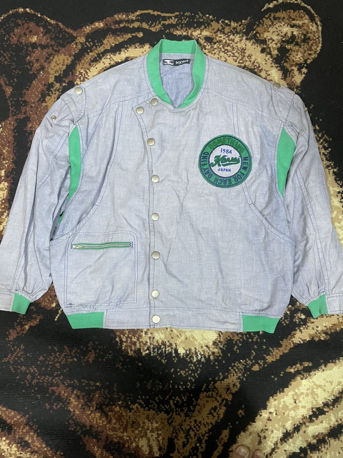Kansai Yamamoto Kansai Yamamoto Vintage Jacket 1984 Japan Cotton Bomber🔥 Size US XL / EU 56 / 4 - 2 Thumbnail