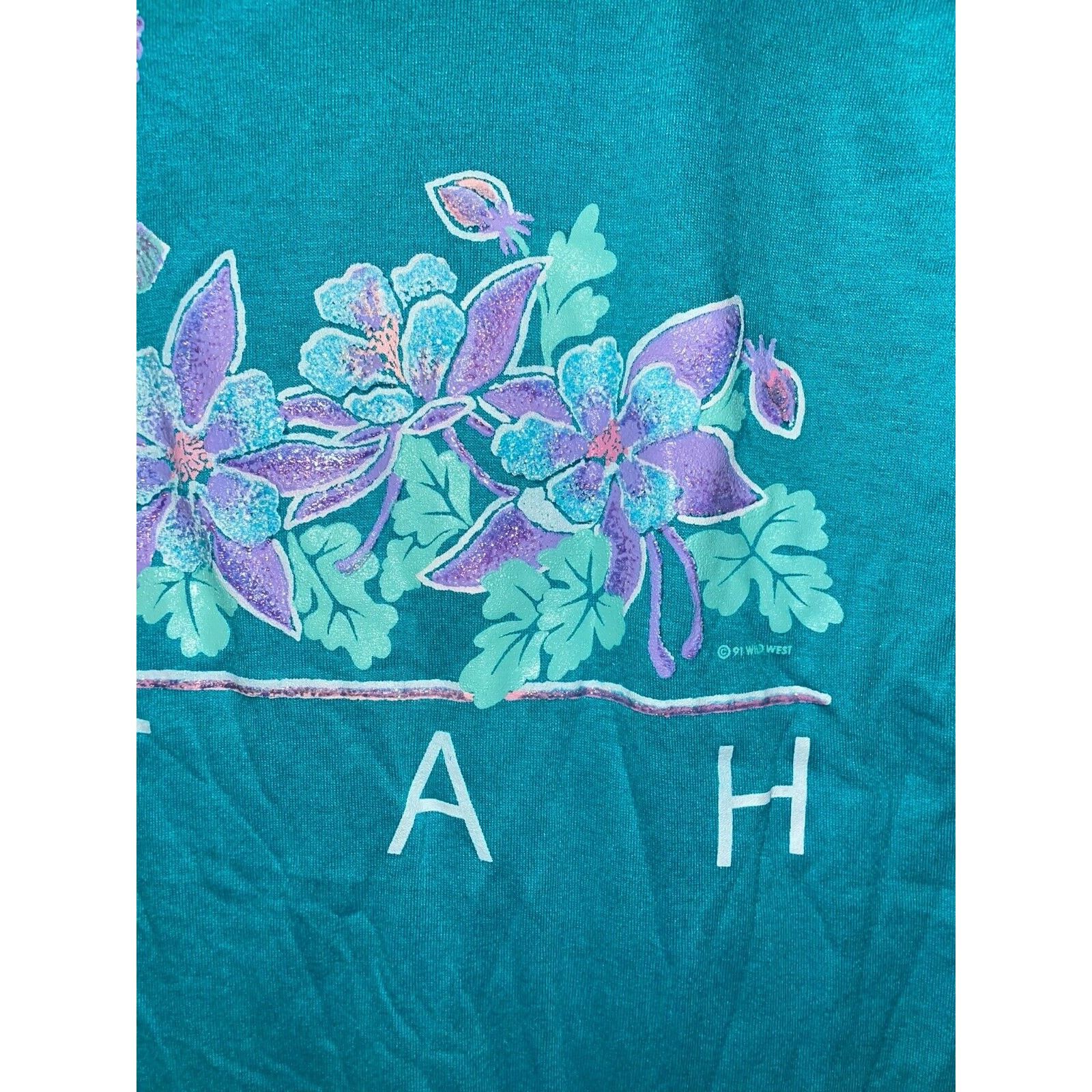 Jerzees Vintage Utah Test Print Shirt Wisconsin Bird Tee VTG 90s M M Size US M / EU 48-50 / 2 - 4 Thumbnail