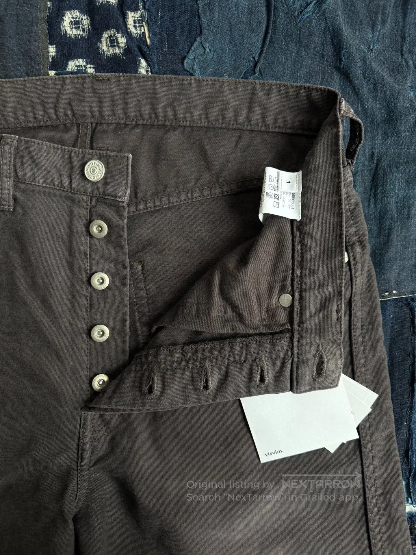 Visvim visvim fluxus black wide corduroy pants. Size US 40 / EU 56 - 7 Thumbnail
