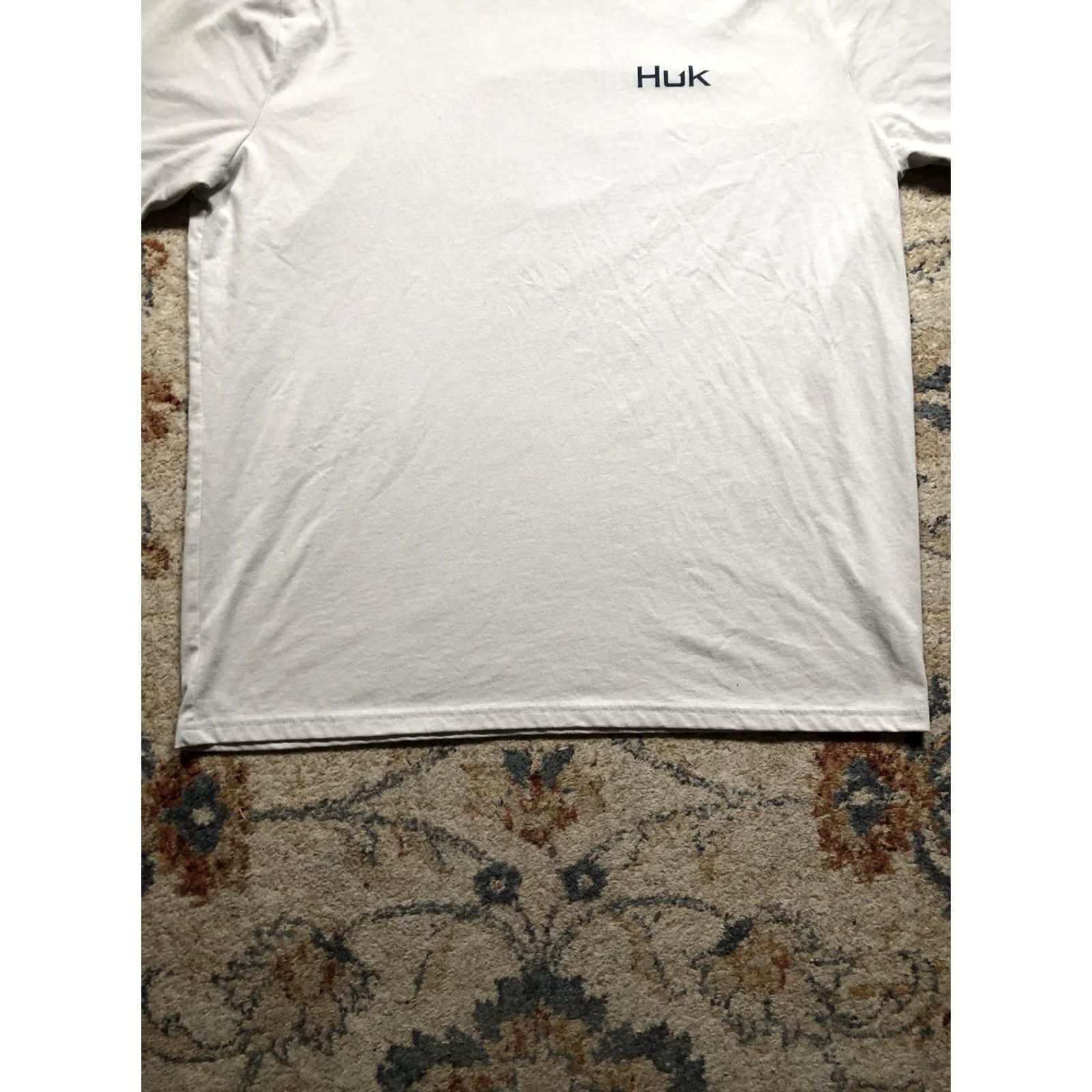 Vintage VINTAGE Huk Shirt Mens XL Gray Fishing Graphic Patriotic USA Flag Bass Tee Size US XL / EU 56 / 4 - 5 Thumbnail