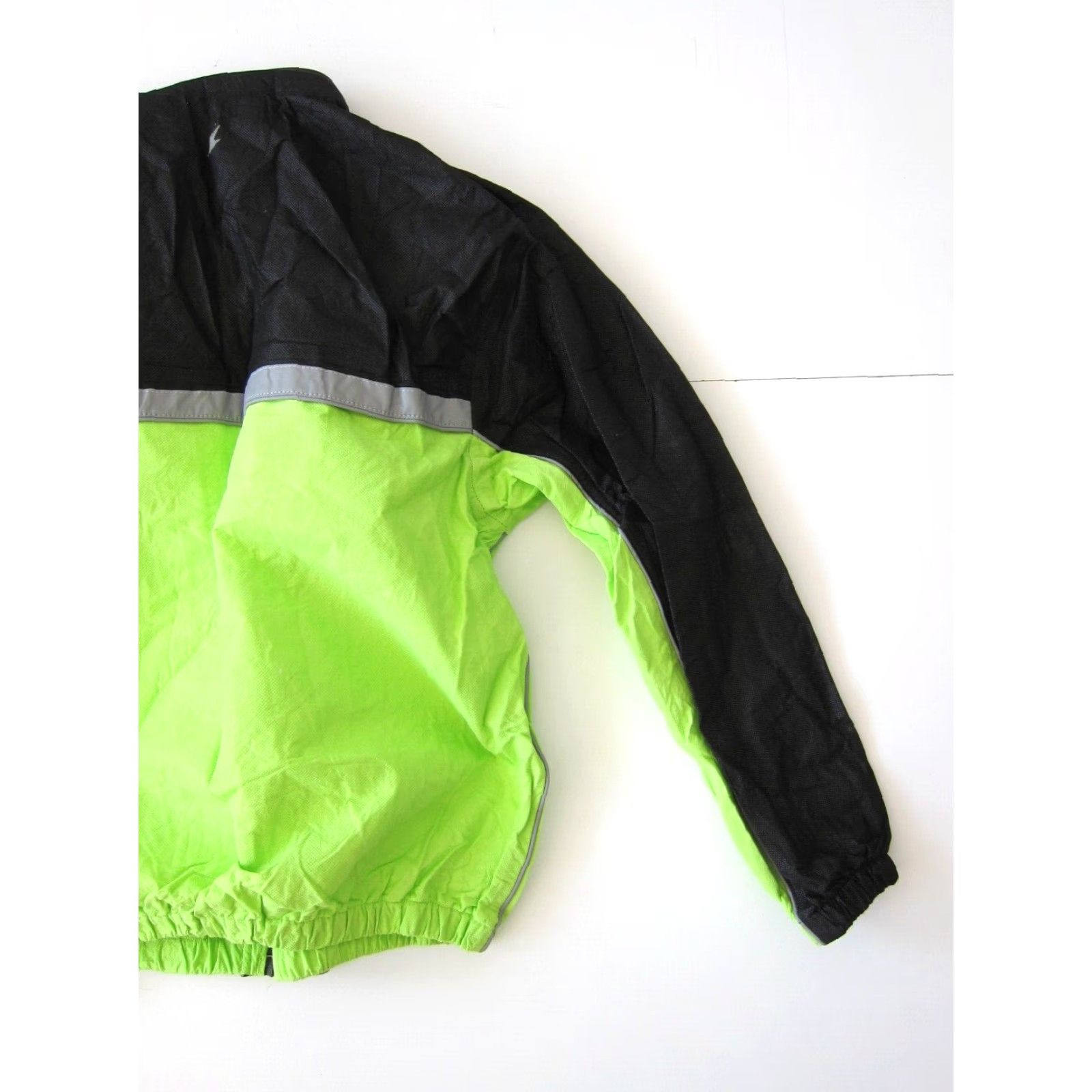 Vintage Frogg Toggs Hi Visibility Green Black Hooded Reflective Motorcycle Rain Jacket S Mens Jacket Size US S / EU 44-46 / 1 - 7 Thumbnail