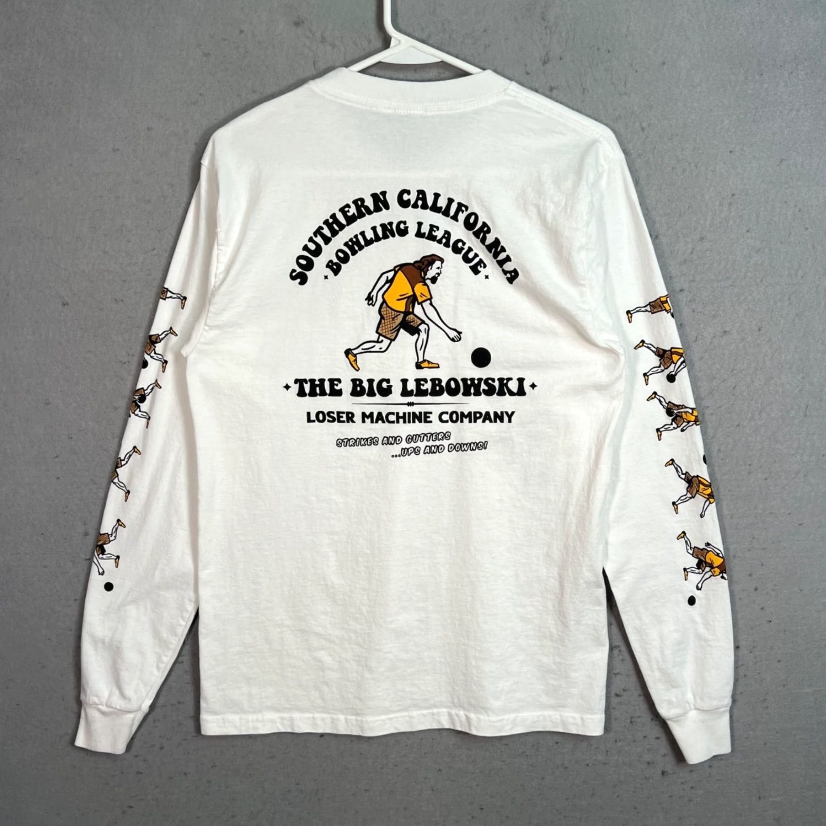 Vintage VINTAGE The Big Lebowski X Loser Machine Co. White Long Sleeve T-Shirt Small Mens Size US S / EU 44-46 / 1 - 2 Thumbnail