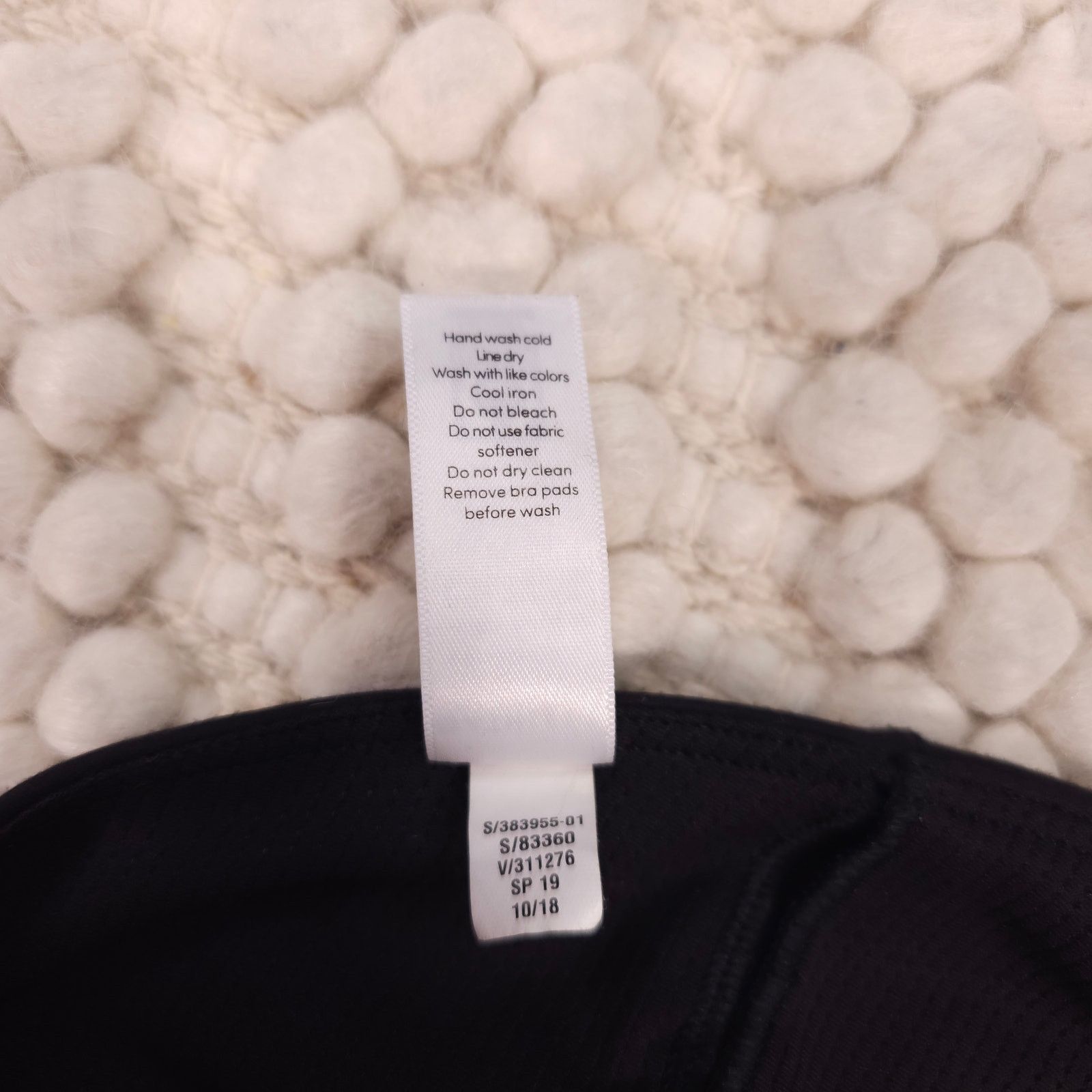 Athleta Athleta D-DD Lotus Bra In Powervita Black Sz Medium Size ONE SIZE - 7 Thumbnail