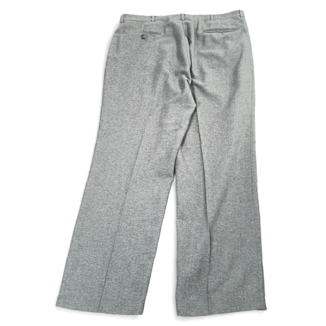 Sears VINTAGE Sears Pants Mens 36x29 Gray Pleated Dress Slacks Wool Blend Creased 80s Size US 36 / EU 52 - 2 Thumbnail
