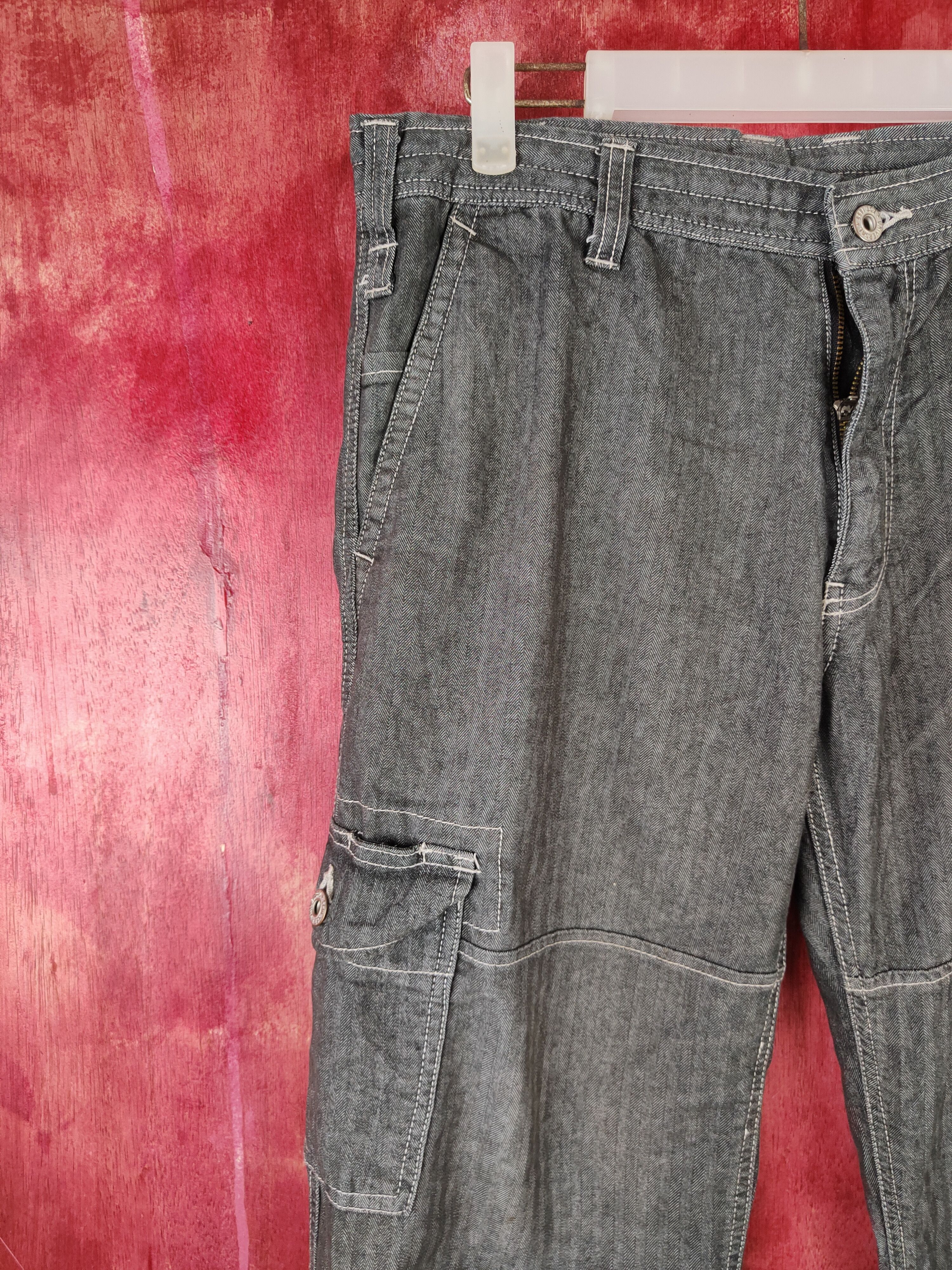Japanese Brand Dogman Black Multipocket Tactical Cargo Pants #S1278 Size US 34 / EU 50 - 3 Thumbnail