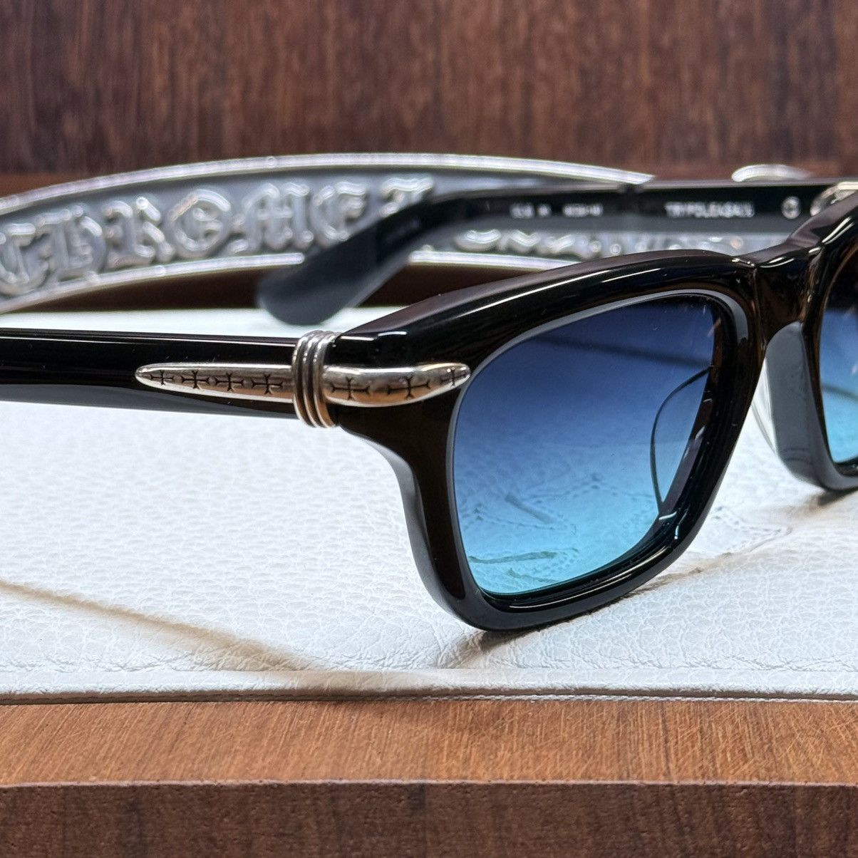 Chrome Hearts Chrome Hearts TRYPOLEAGAIN 1/1 Sunglasses Size ONE SIZE - 5 Thumbnail