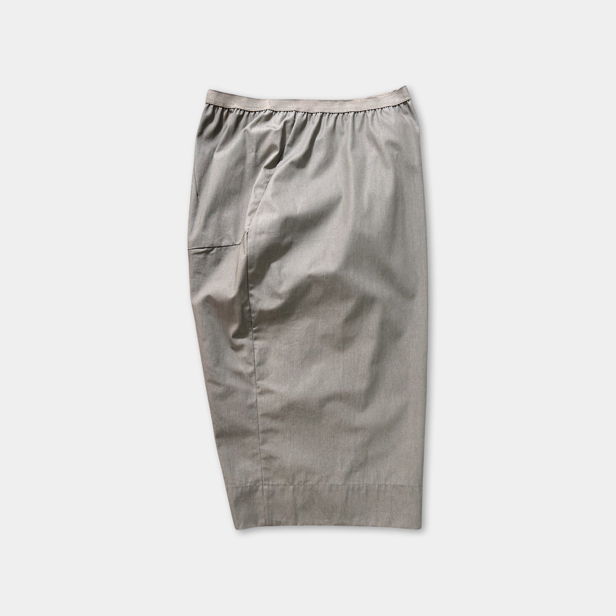Rick Owens Rick Owens Gray Midi Skirt With Ruffled Waistband Size 25" / US 0 / IT 36 - 1 Thumbnail