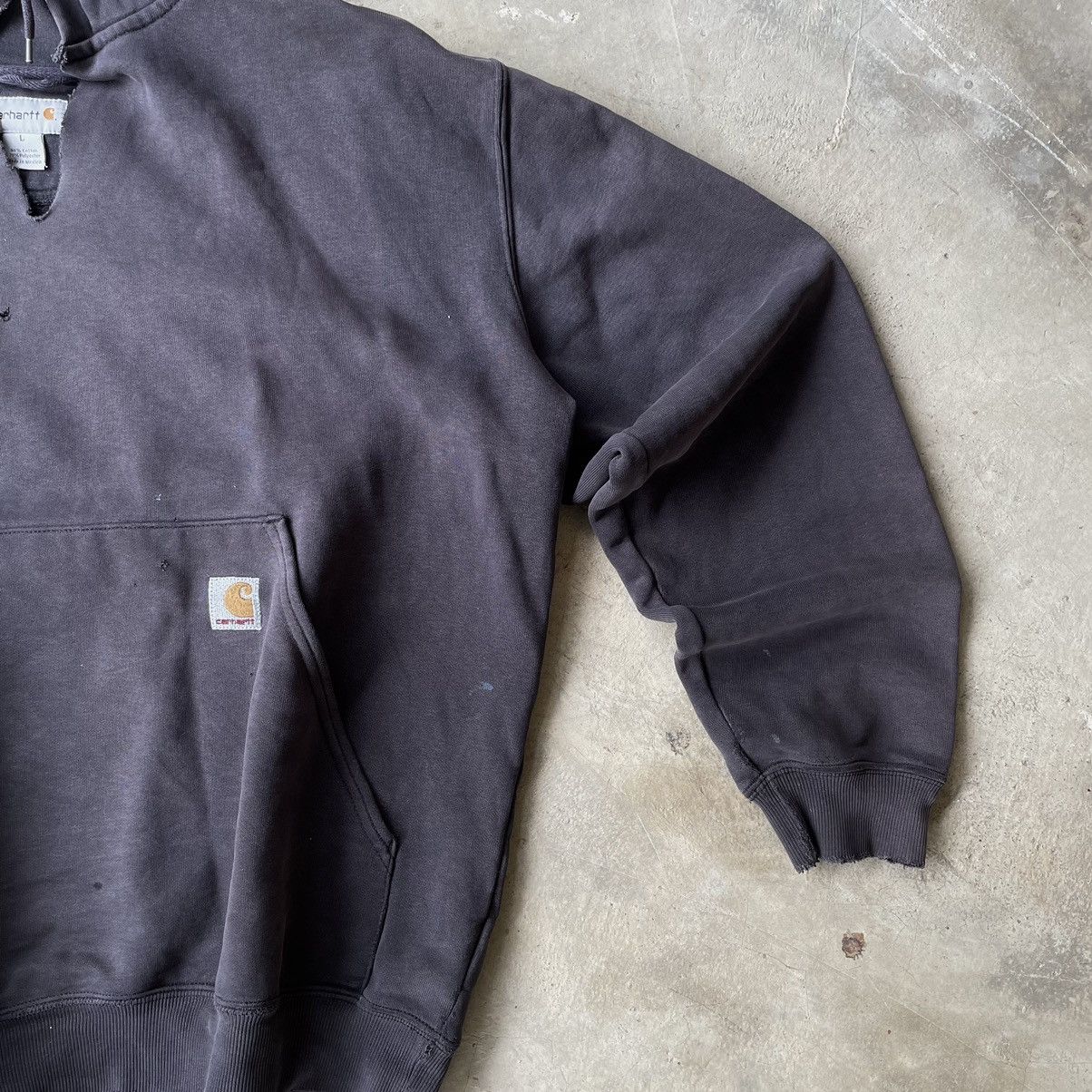 Carhartt THRASHED SUN FADED CARHARTT HOODIE OVERSIZED L Size US L / EU 52-54 / 3 - 3 Thumbnail