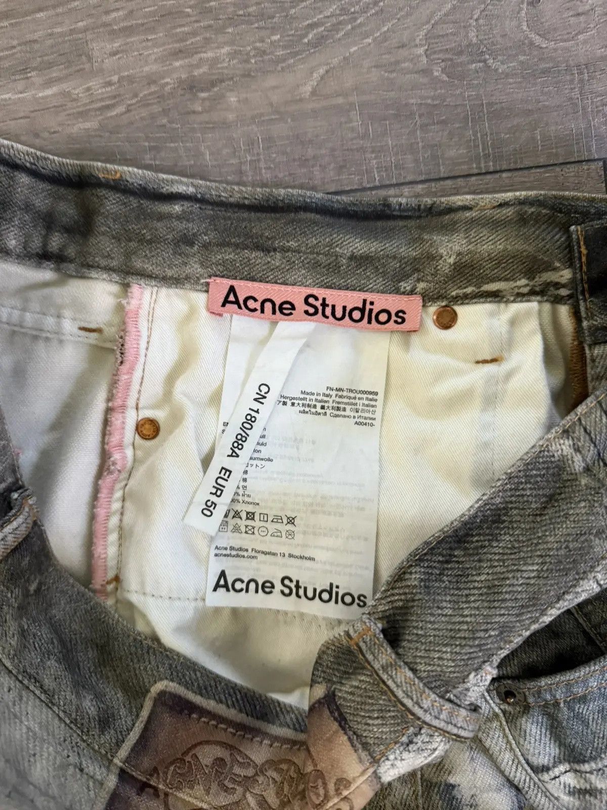 Acne Studios 1981 Loose fit Trousers Cold Grey Size US 34 / EU 50 - 4 Thumbnail