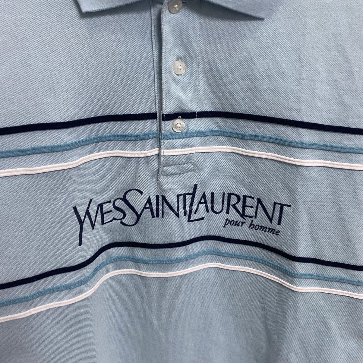 Yves Saint Laurent Vintage Y2K Yves Saint Laurent YSL Polo Shirt Big Logo Size US XL / EU 56 / 4 - 5 Thumbnail