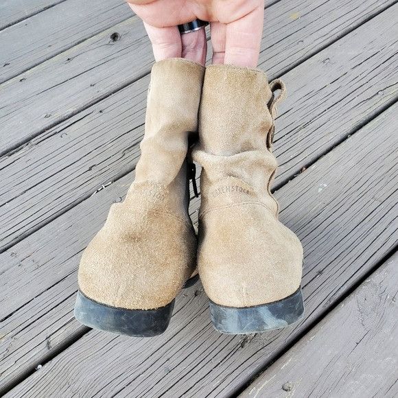 Birkenstock Birkenstock Sarnia Taupe Waxed Suede Leather Slouchy Boho An Size US 6 / IT 36 - 6 Thumbnail