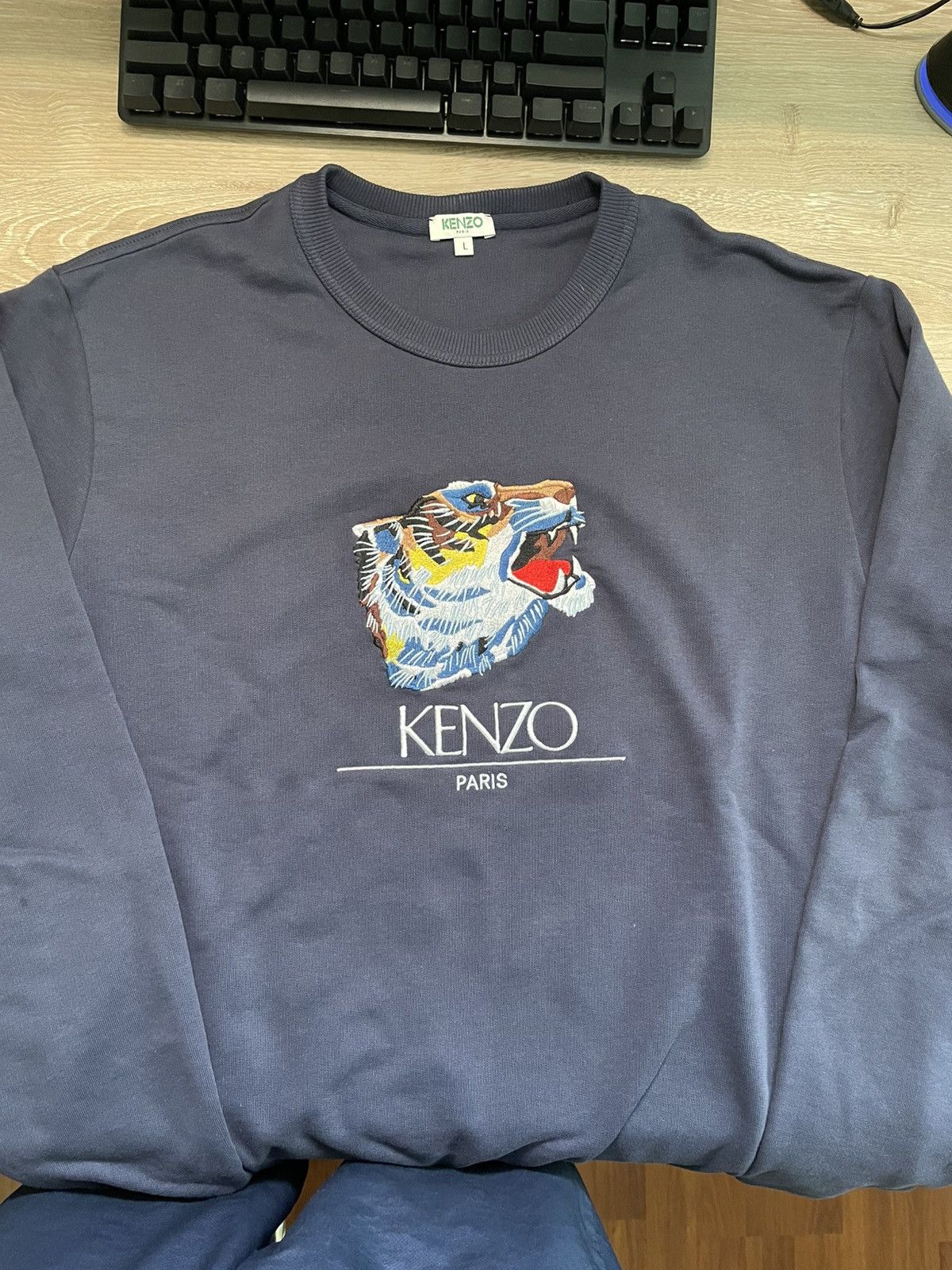 Kenzo Tiger Sweatshirt Size US L / EU 52-54 / 3 - 2 Thumbnail