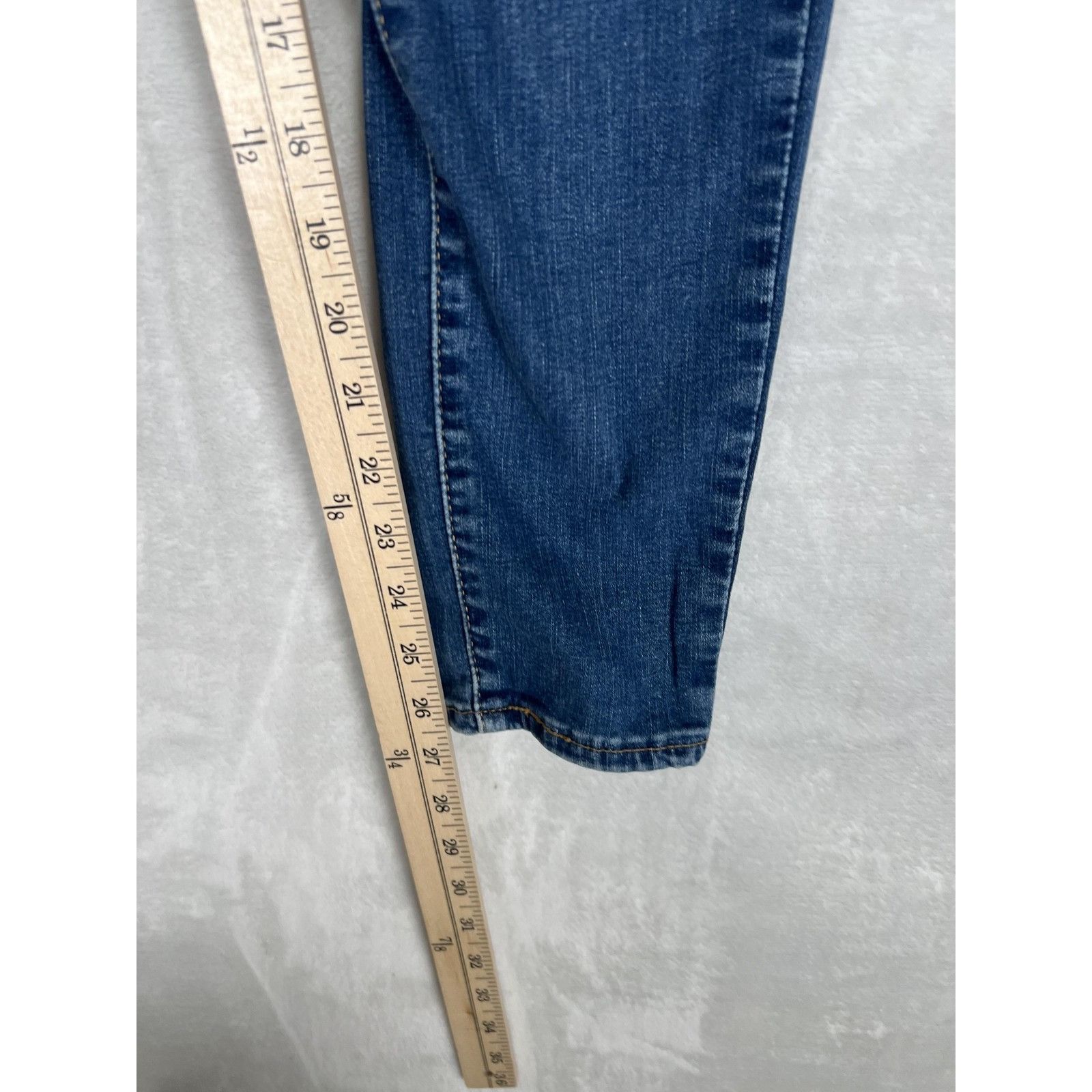 Levi's Levi's 720 High Rise Super Skinny Jeans Womens 30 Blue Stret Size 30" / US 8 / IT 44 - 2 Thumbnail