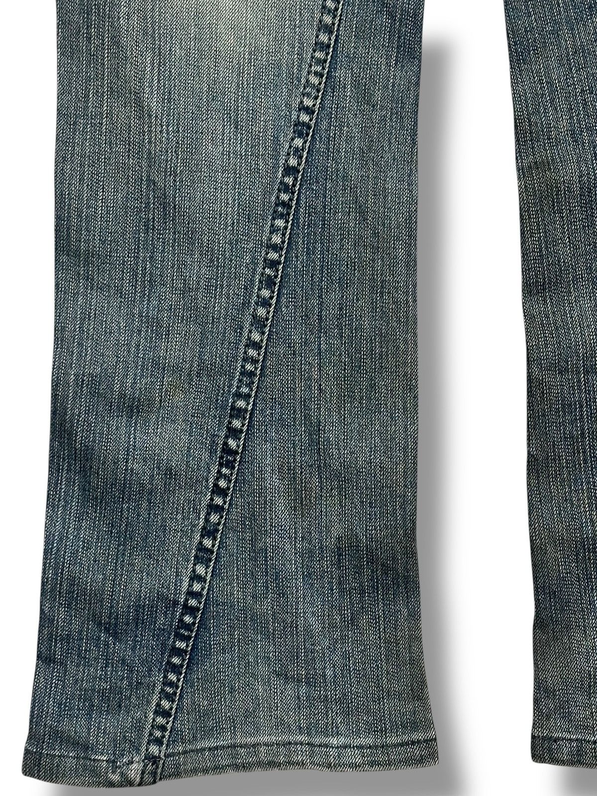 Morgan De Toi Morgan Homme Vintage Y2K Rare Drop Flare V Design & Faded Size US 32 / EU 48 - 15 Thumbnail
