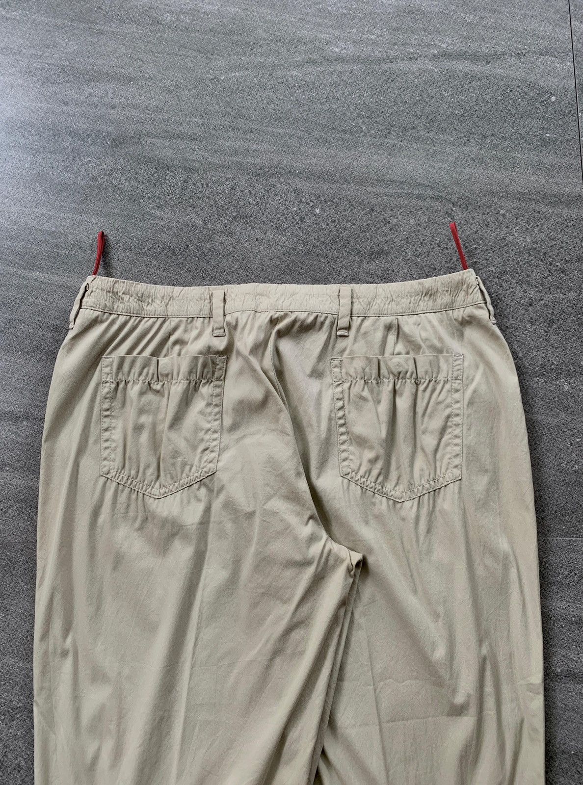 Prada FREE TAX! 2000s Red Tab Easy Pants Size US 30 / EU 46 - 6 Thumbnail