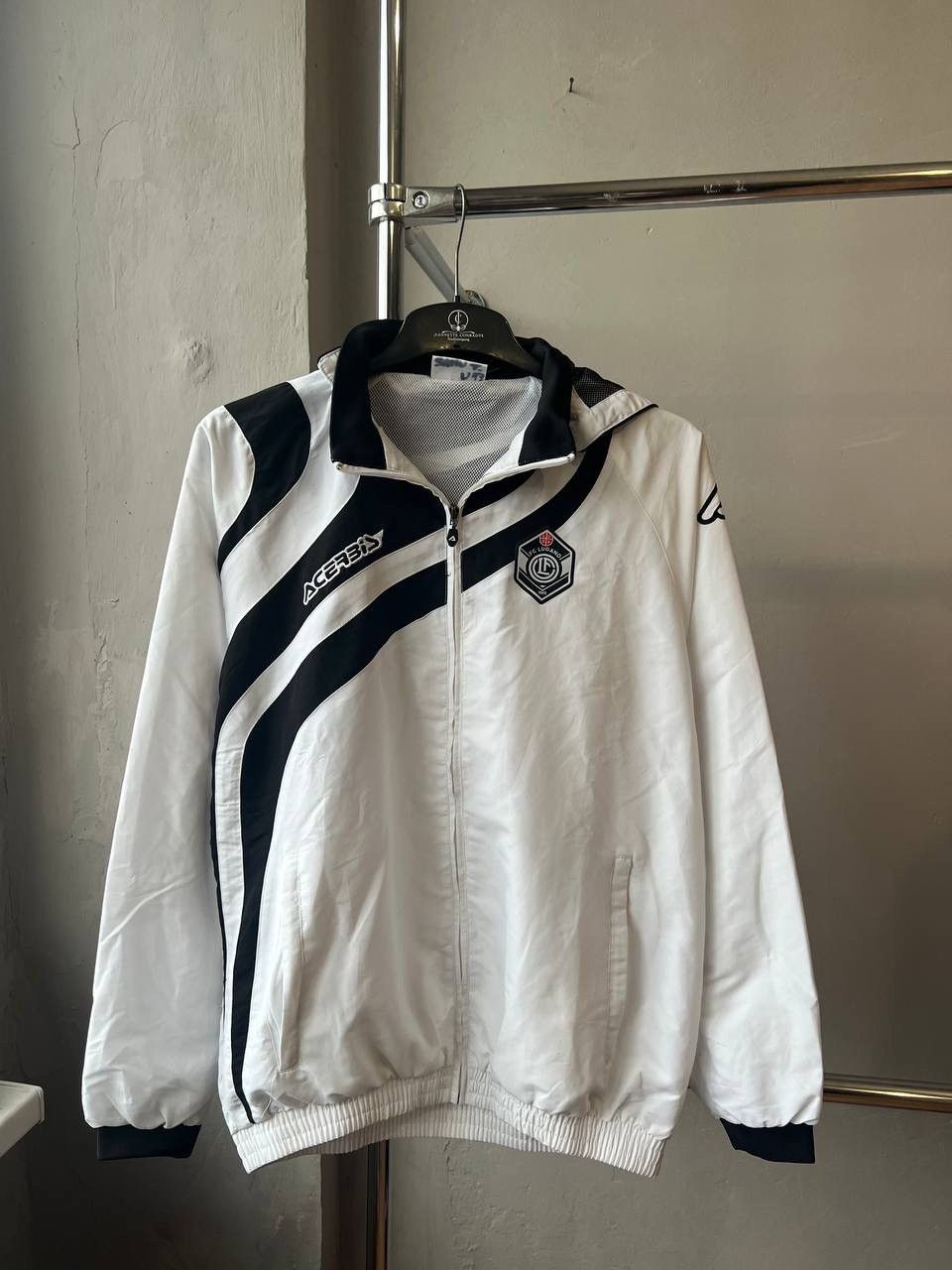 Sports Specialties 2016/18 FC LUGANO SWITZERLAND TRAINING ACERBIS TRACK JACKET Size US M / EU 48-50 / 2 - 2 Thumbnail