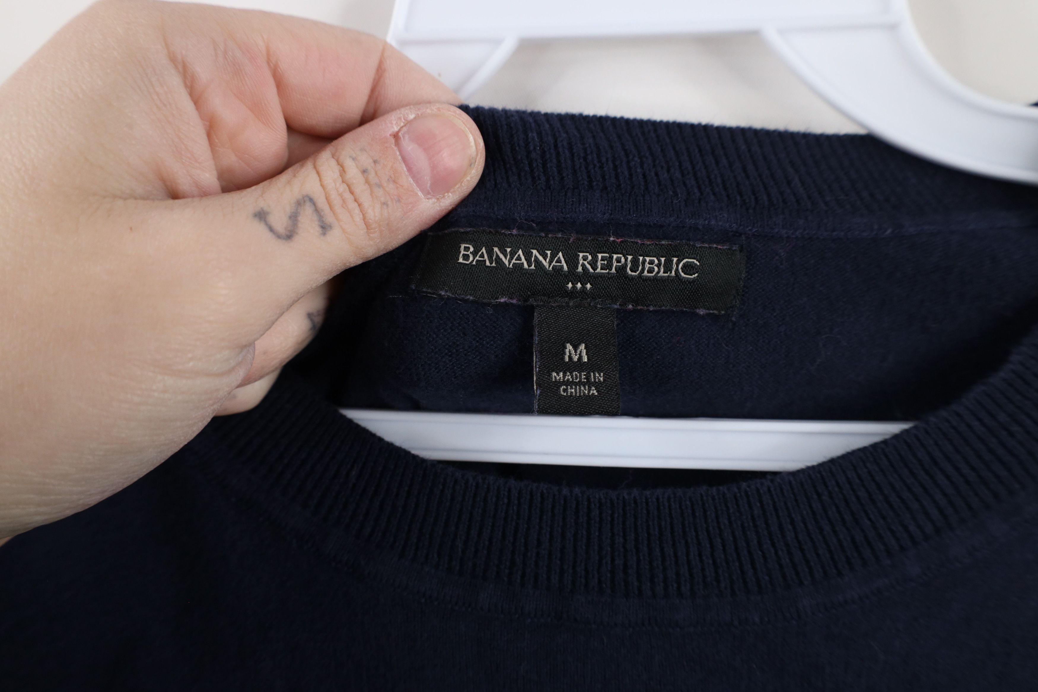 Banana Republic × Vintage Banana Republic Faded Cat Kitten Knit Crewneck Sweater Blue Size M / US 6-8 / IT 42-44 - 7 Thumbnail
