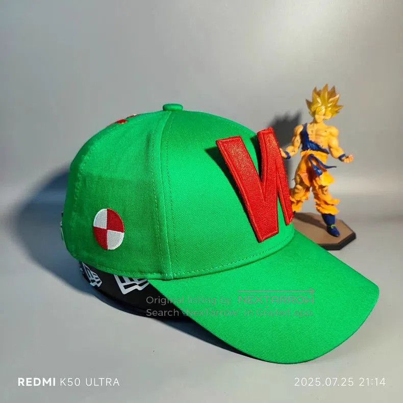Walter Van Beirendonck Walter Van Beirendonck Green W Baseball Cap . Size ONE SIZE - 3 Thumbnail