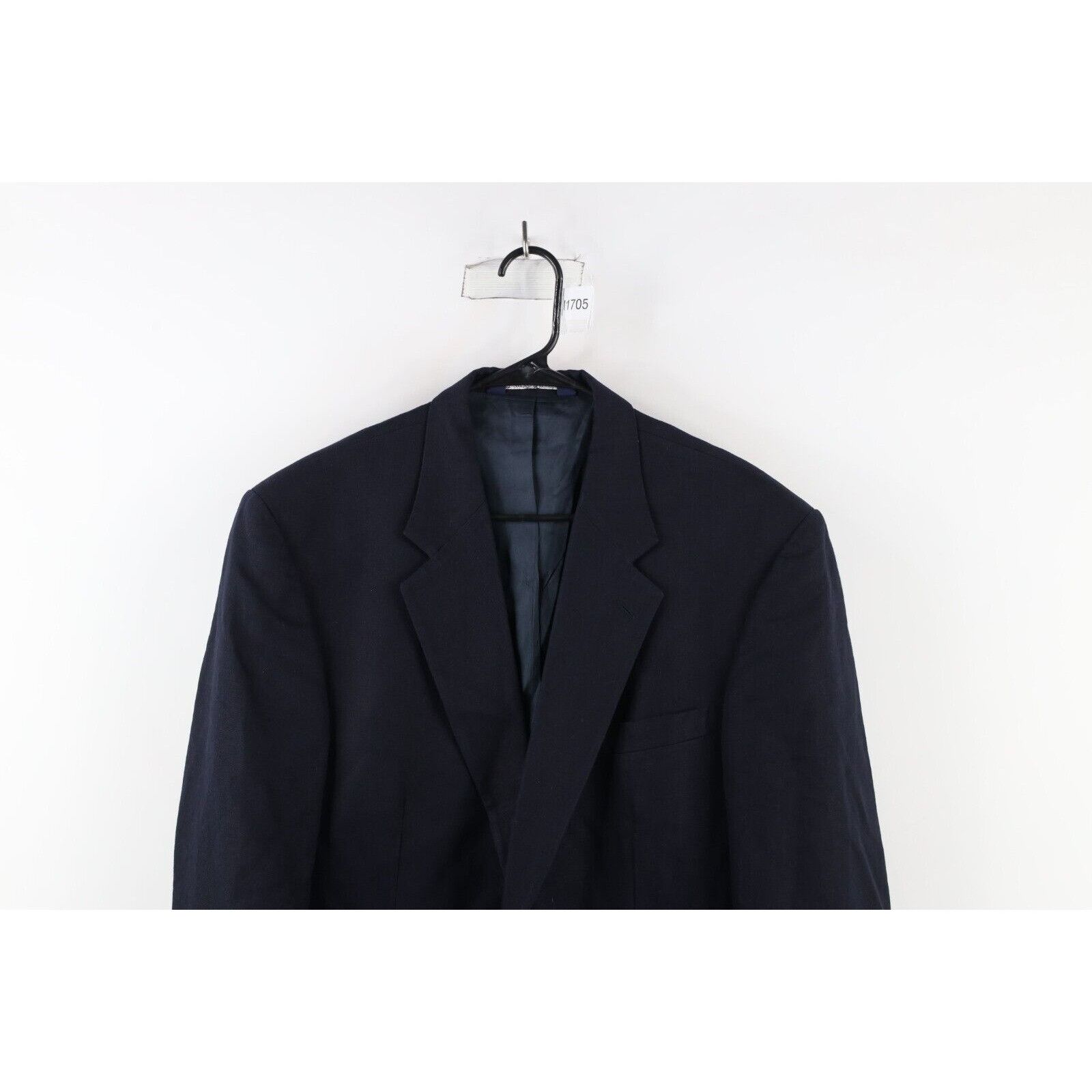 Lands' End × Vintage Vintage 90s Lands End Linen Blend 2 Button Suit Coat Jacket Size US L / EU 52-54 / 3 - 2 Thumbnail