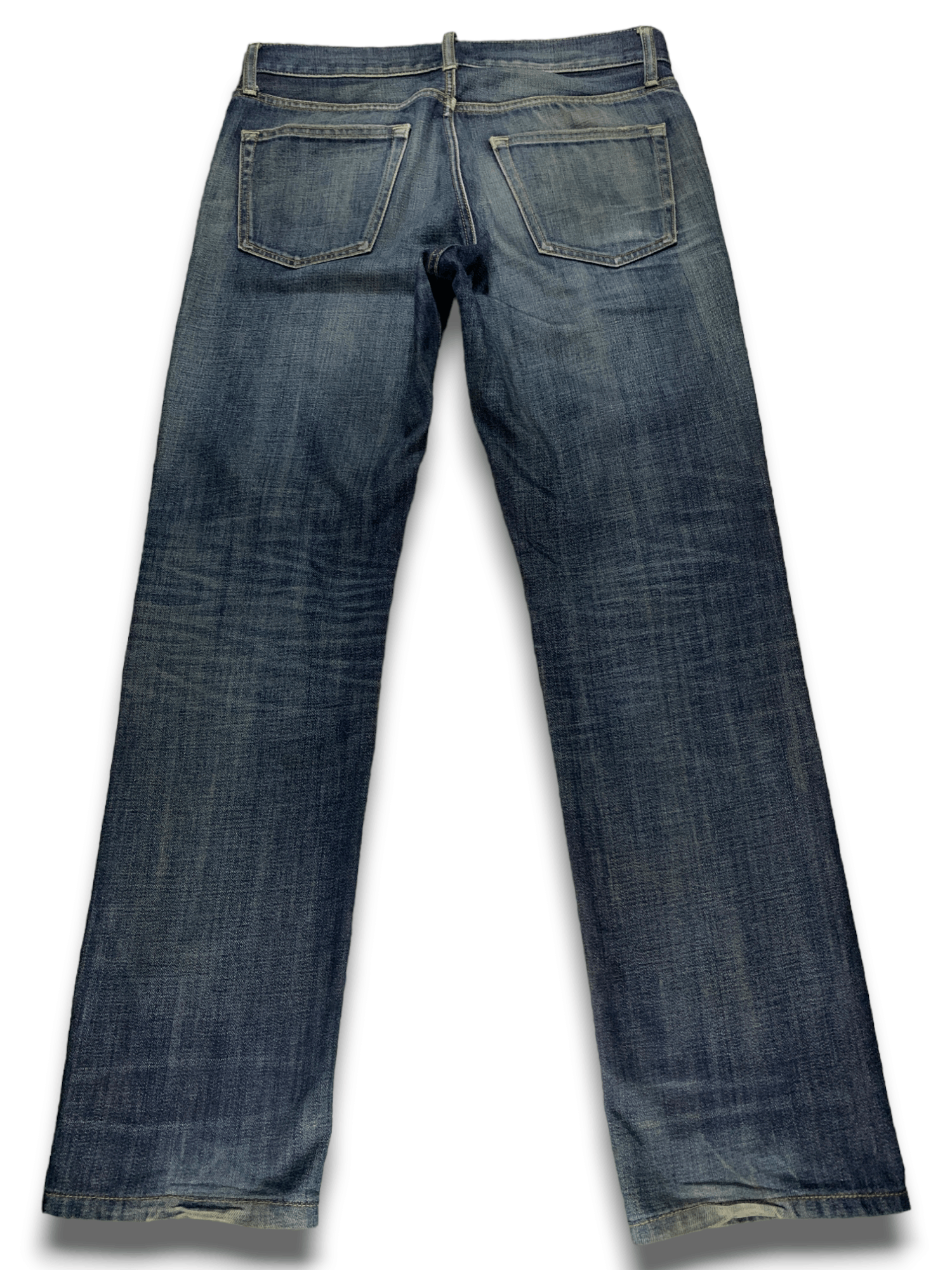 Japanese Brand × Uniqlo Vintage Japanese Uniqlo Kaihara Fabric Loose Jeans 34x32 Size US 34 / EU 50 - 2 Thumbnail
