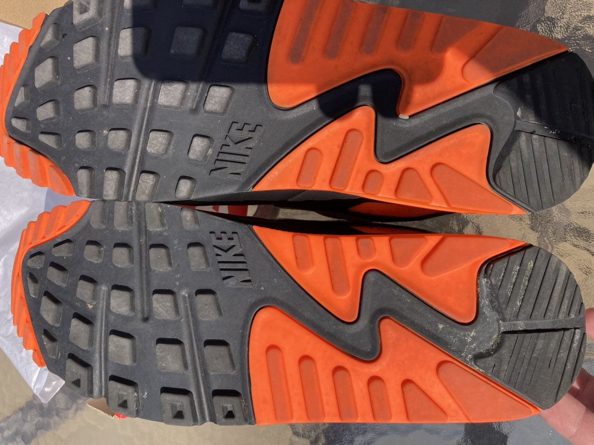 Nike Nike Air Max 90 Recraft Total Orange Size US 11 / EU 44 - 4 Thumbnail