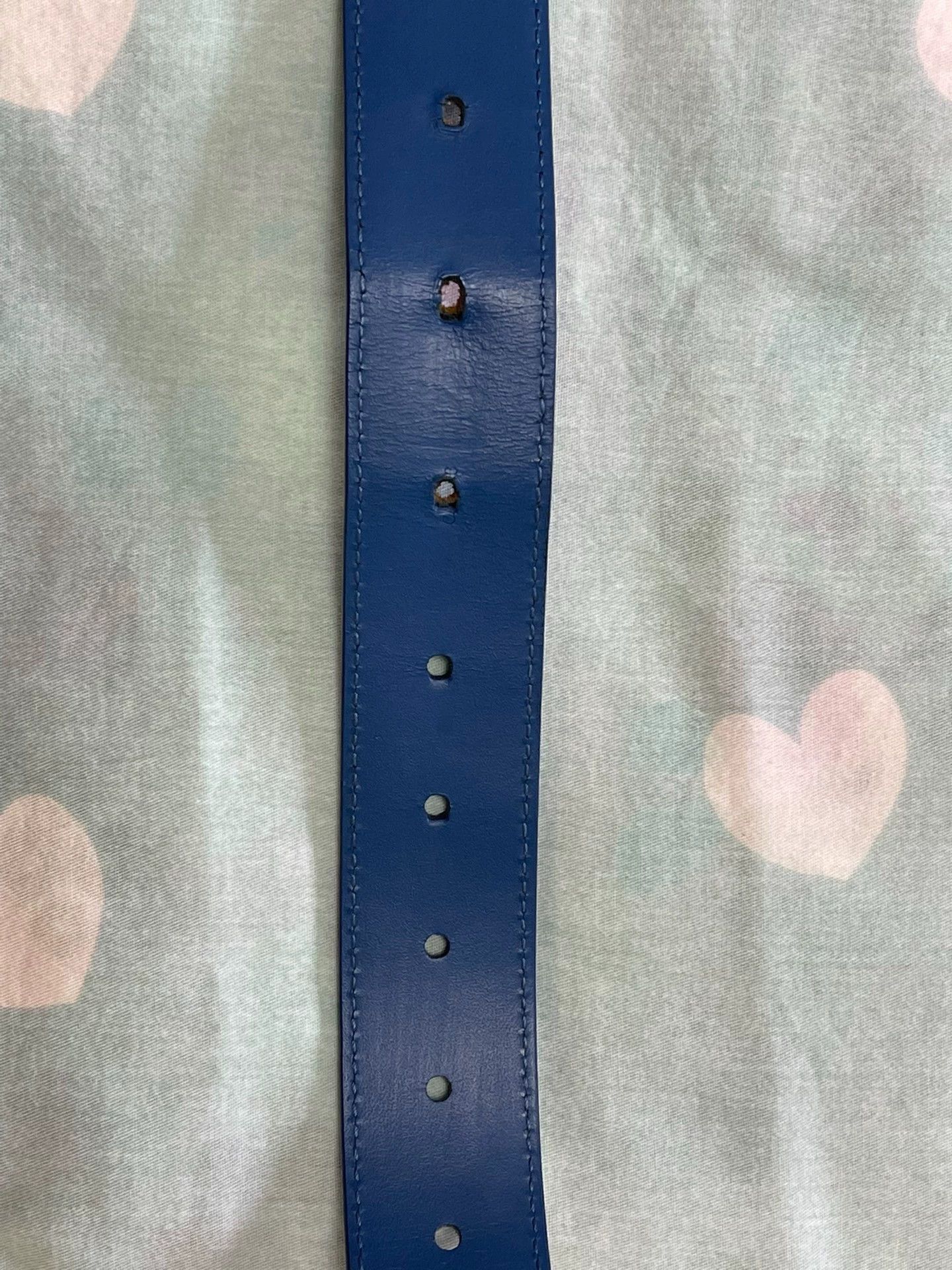Louis Vuitton Louis Vuitton Blue Basic Belt Men's 100 Size ONE SIZE - 6 Thumbnail