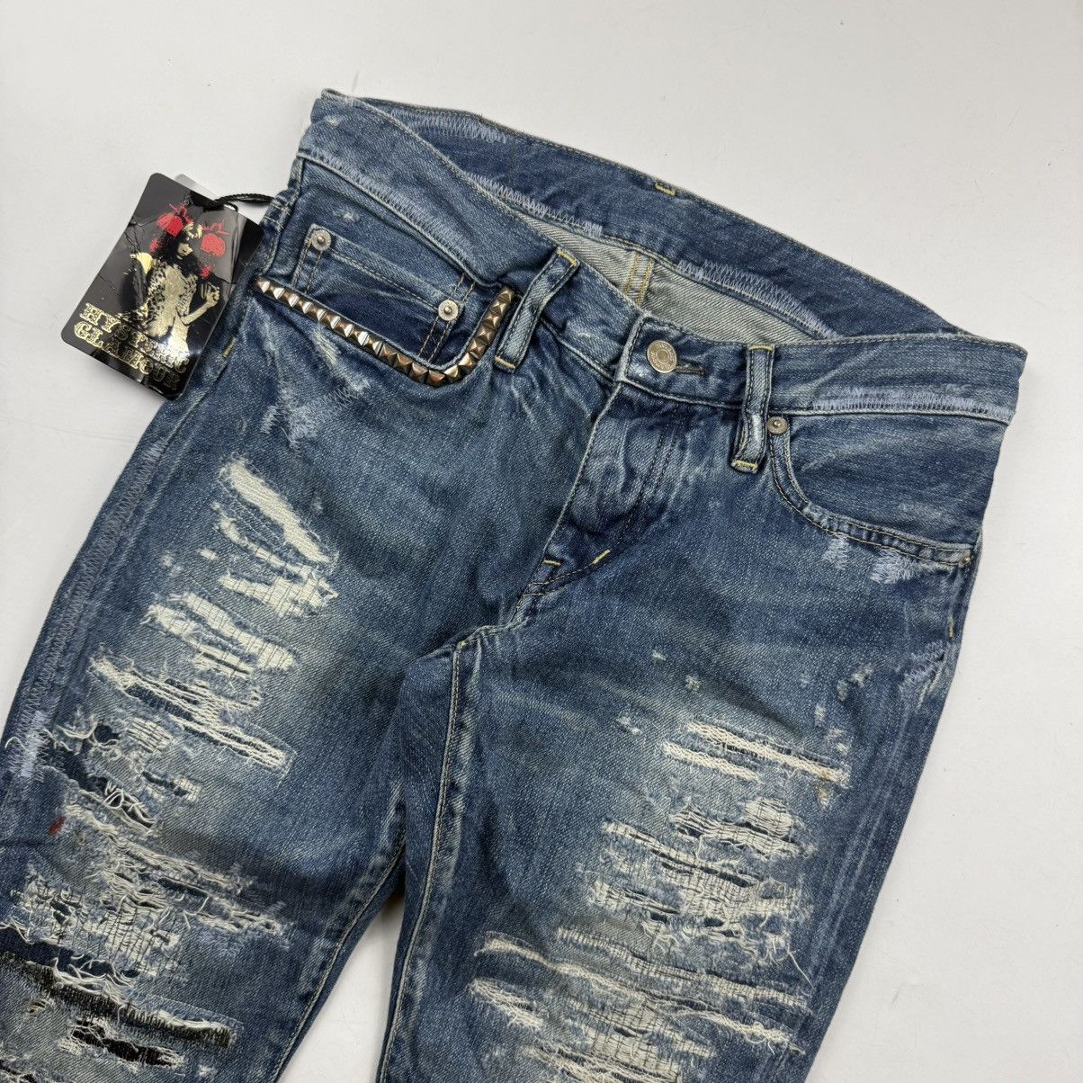 Hysteric Glamour Hysteric Glamour Distressed Denim Jeans Size US 28 / EU 44 - 3 Thumbnail