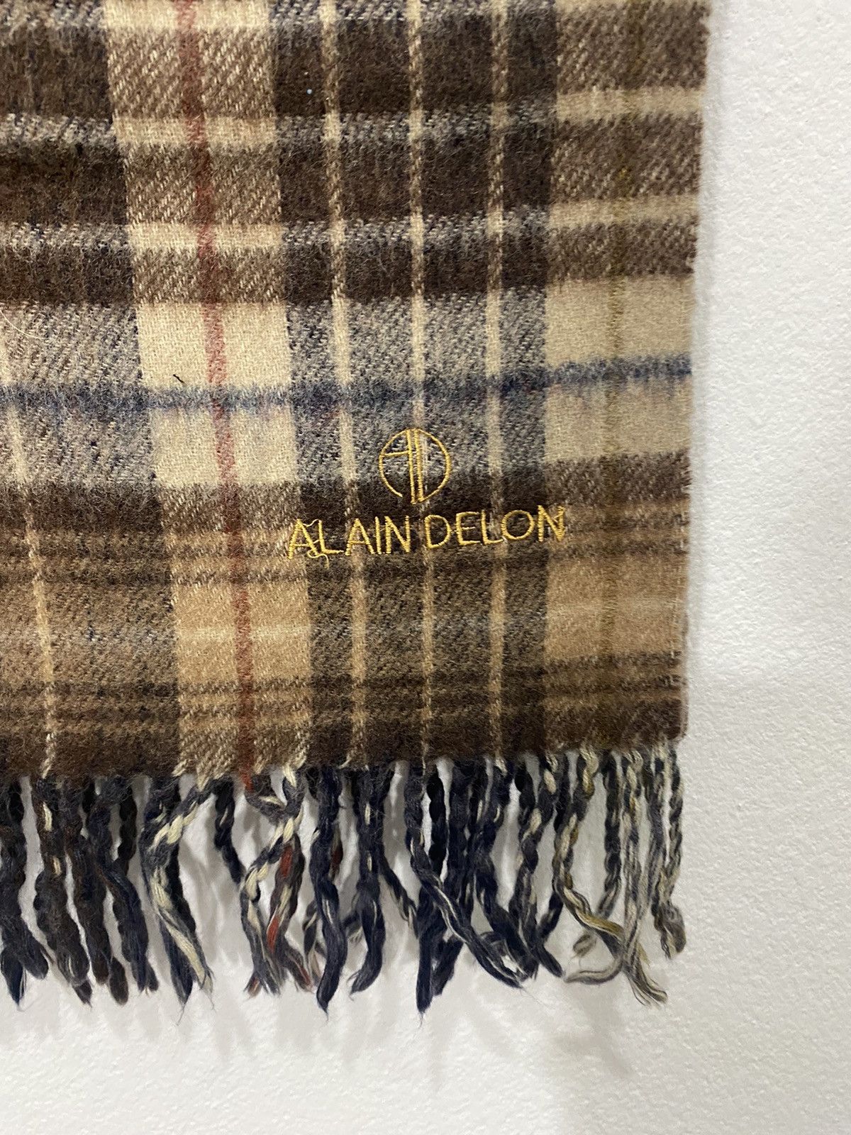 ALAIN DELON × Vintage 💥VINTAGE ALAIN DELON Muffler scarf Size ONE SIZE - 3 Thumbnail