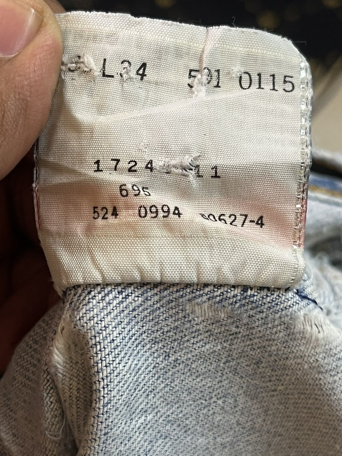 Levi's Vintage Clothing Vintage Levi’s 501 Faded Distressed Denim Size US 28 / EU 44 - 11 Thumbnail