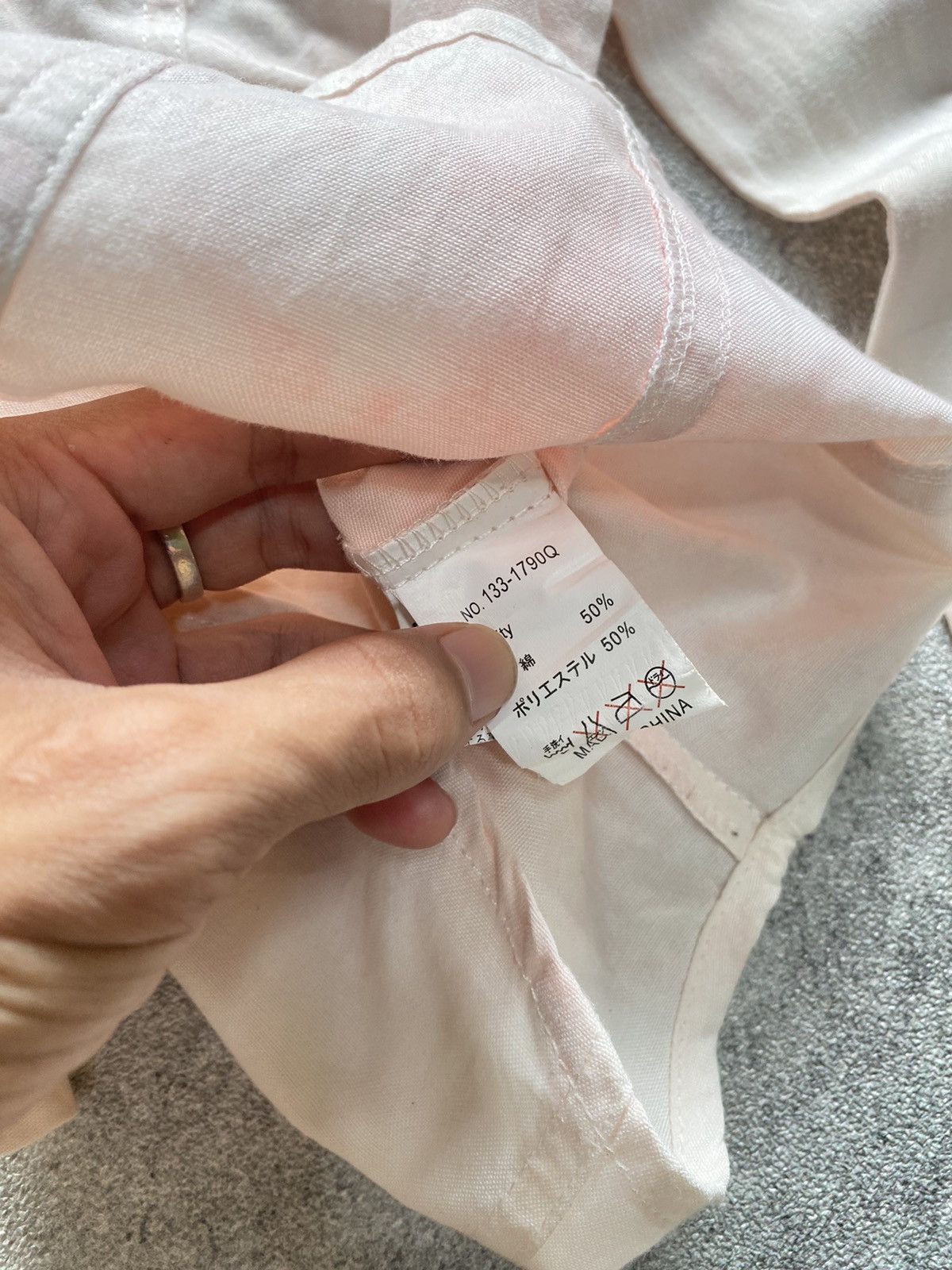 5351 POUR LES HOMMES × If Six Was Nine × Le Grande Bleu (L.G.B.) 2000s Semantic Design Button Up Shirt Size US M / EU 48-50 / 2 - 3 Thumbnail