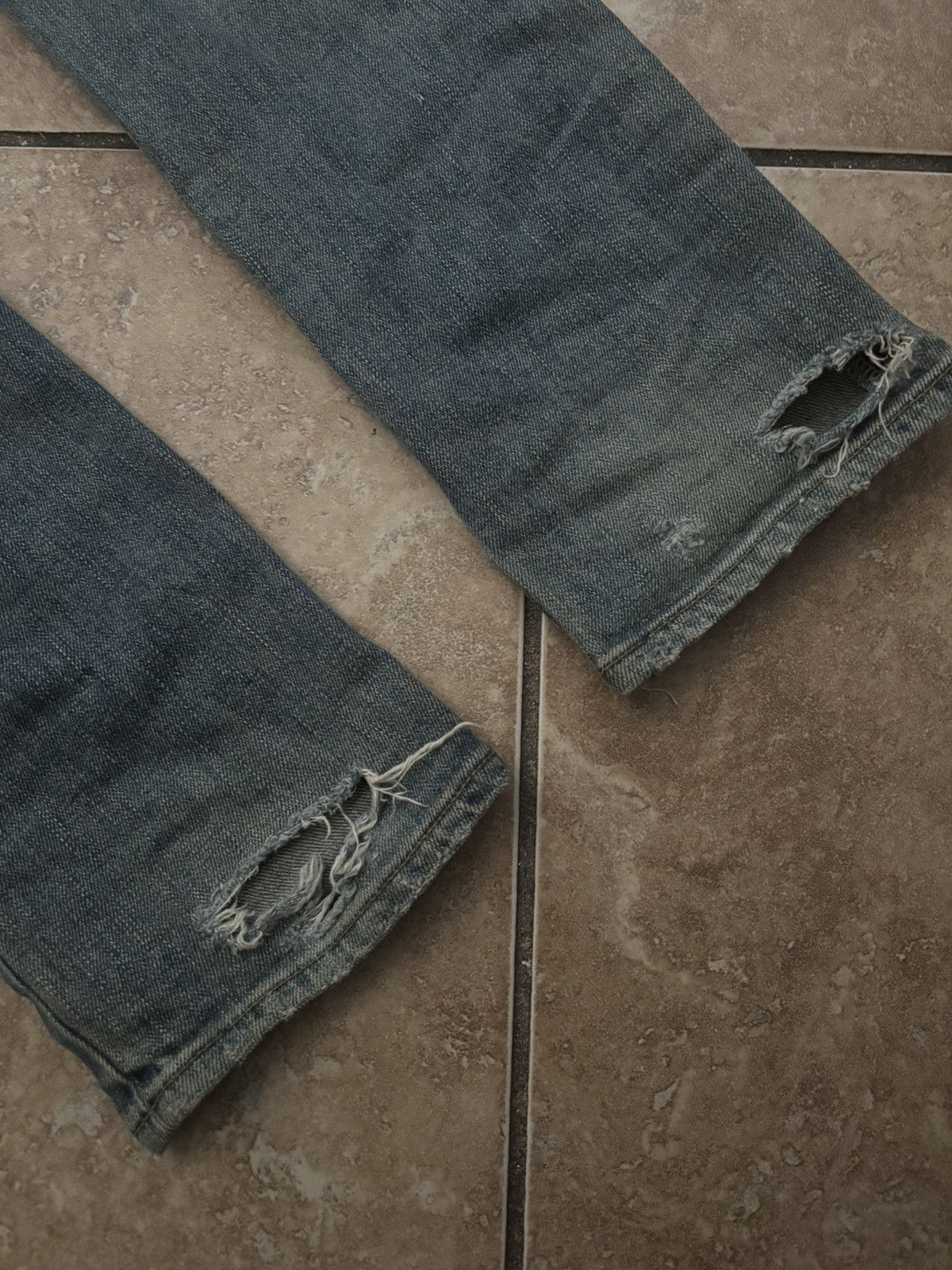 Saint Laurent Paris Saint Laurent Paris FW15 Crash Denim Size US 30 / EU 46 - 4 Thumbnail