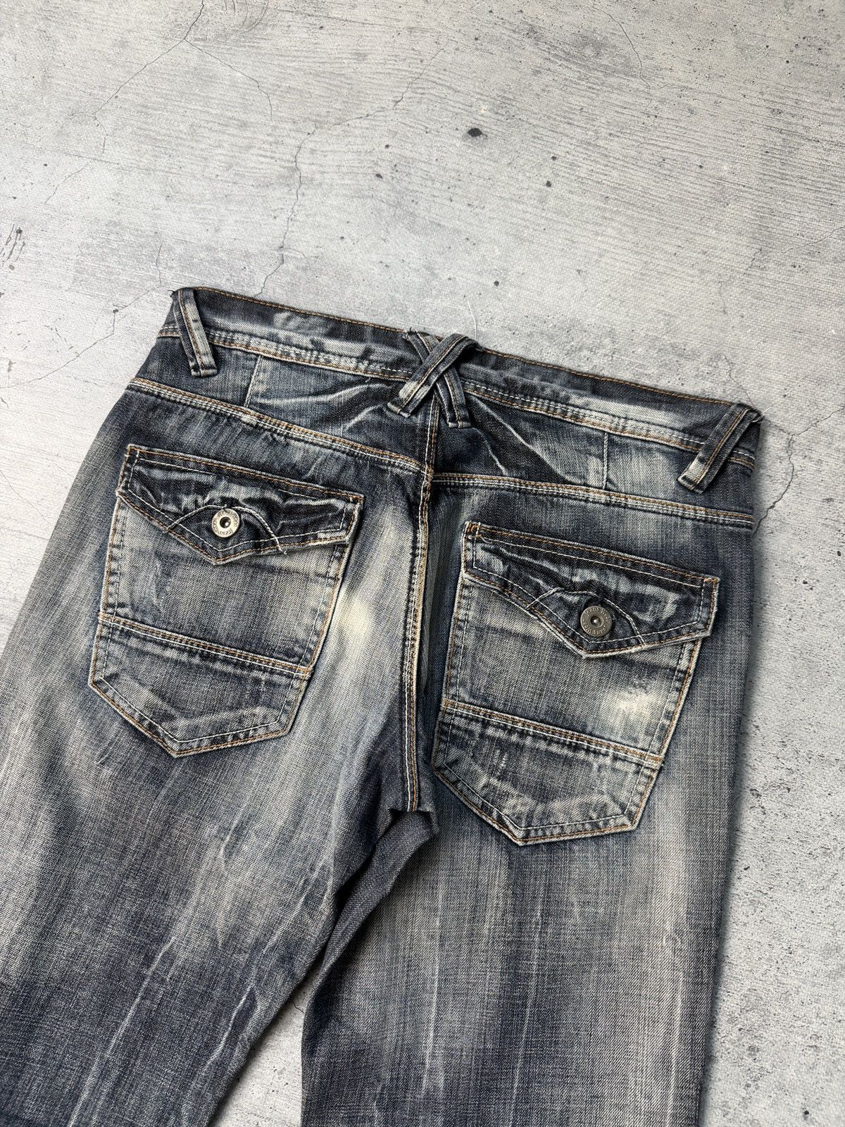 Affliction Affliction Cipo & Baxx Jeans Vintage Y2k 90s USA Style Size US 33 - 2 Thumbnail