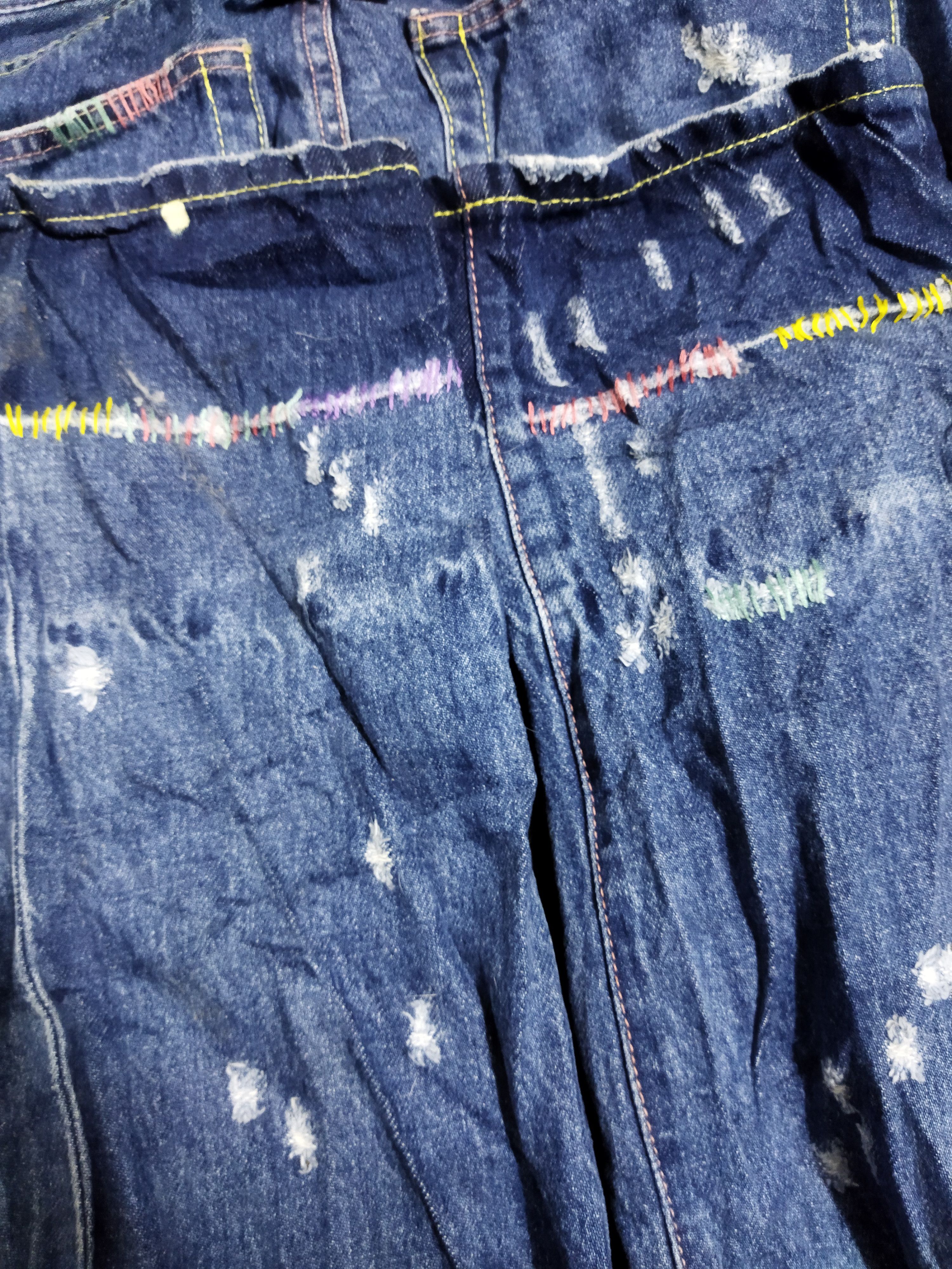 Issey Miyake × Tsumori Chisato Tsumori Chisato Embroidery Denim Jeans Size US 31 - 5 Thumbnail