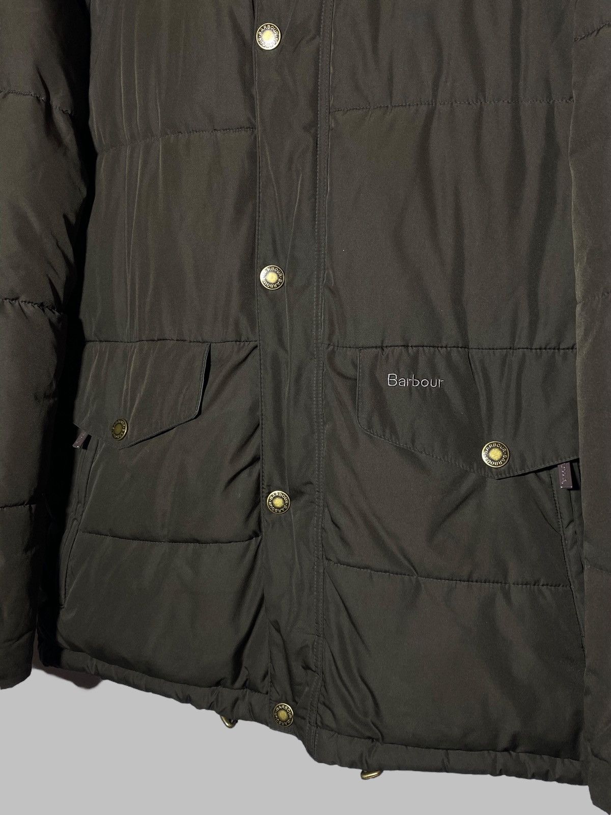 Barbour 🔥 BARBOUR CROMER PUFFER JACKET MILITARY GREEN FIBREDOWN Size US M / EU 48-50 / 2 - 5 Thumbnail