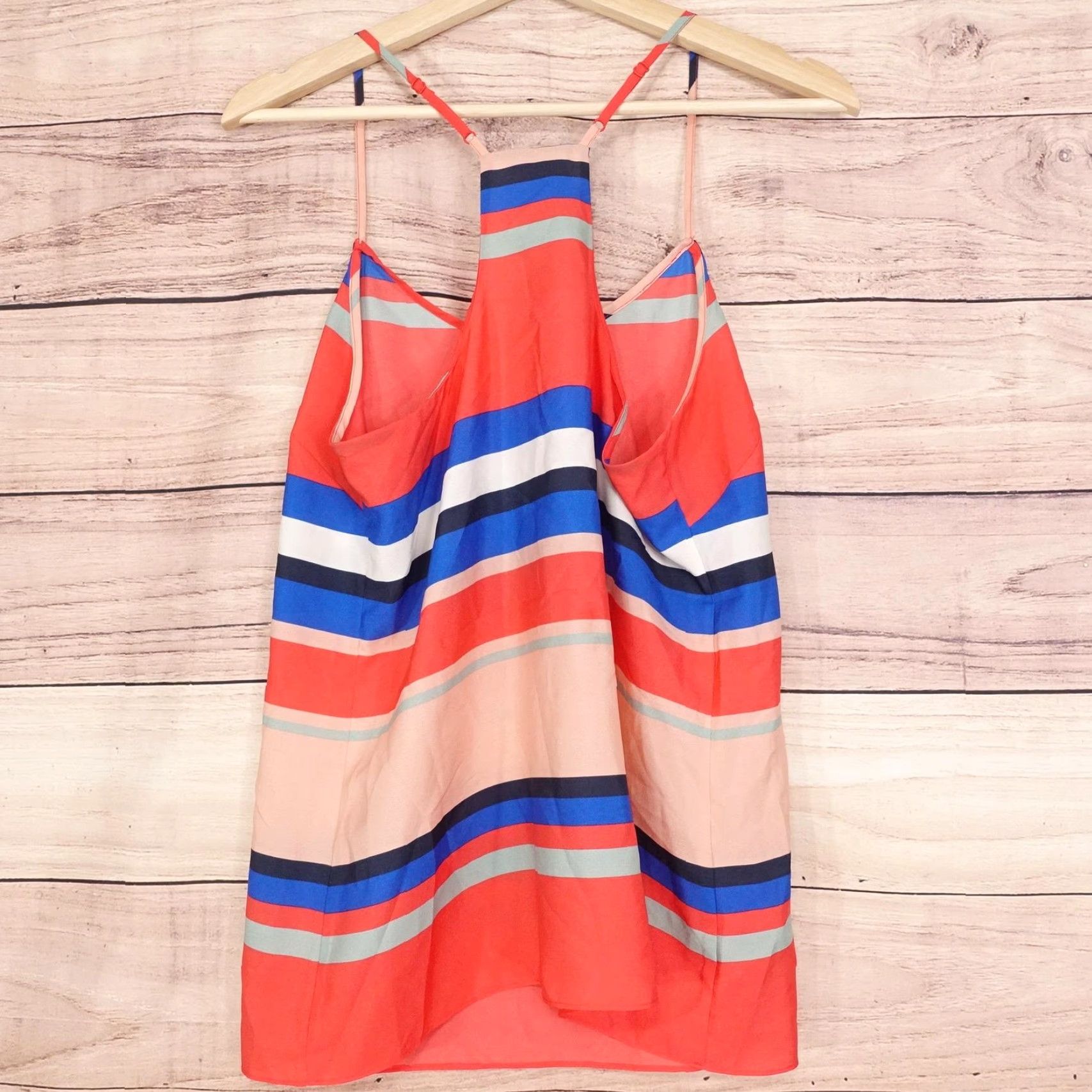 J.Crew J Crew Tank 8 Multicolor Striped Sleeveless Summer Casual Top Womens Size M / US 6-8 / IT 42-44 - 4 Thumbnail