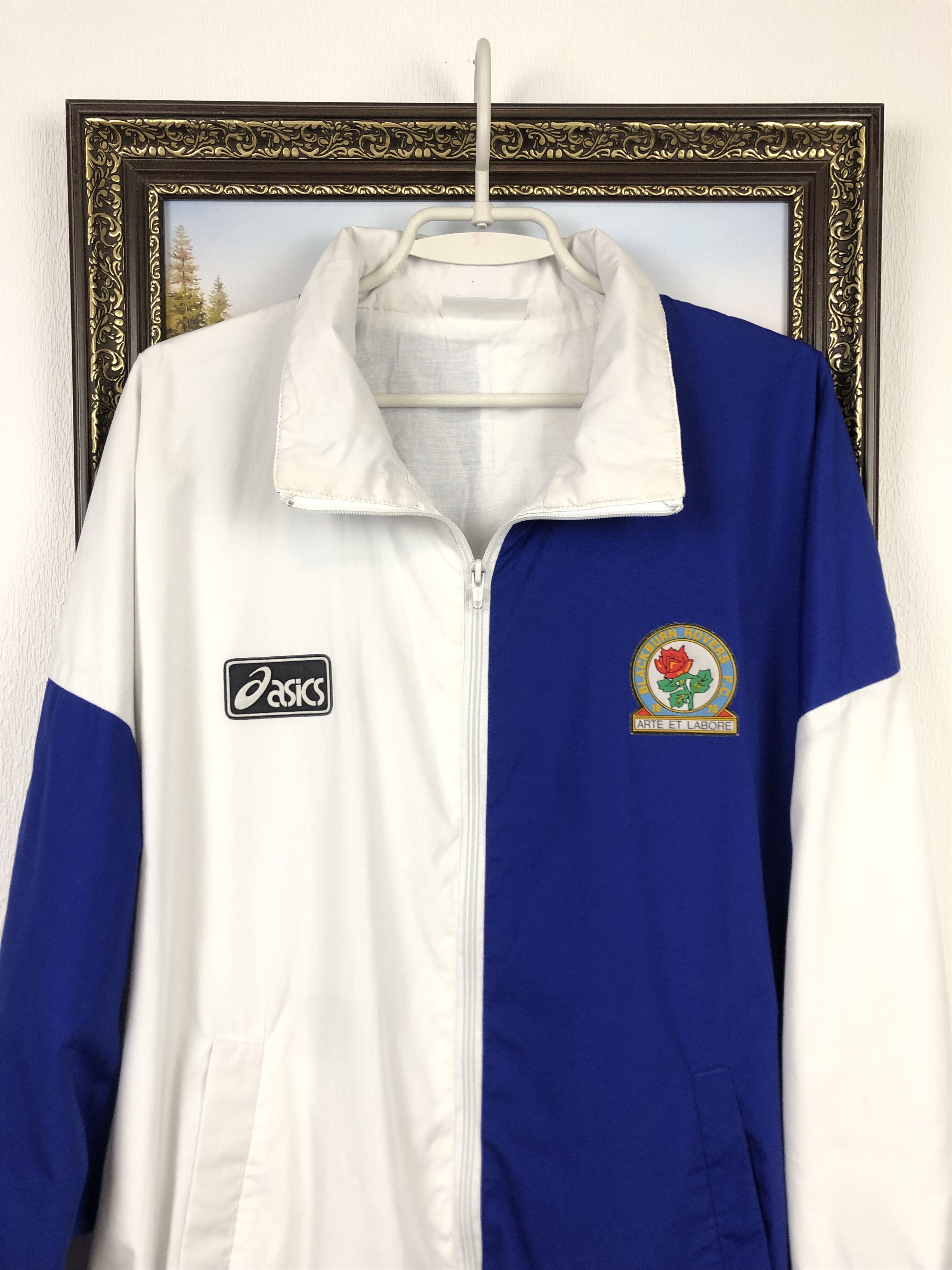Vintage Vintage Blackburn Rovers Football Jacket Track Top Rare Size US XL / EU 56 / 4 - 2 Thumbnail