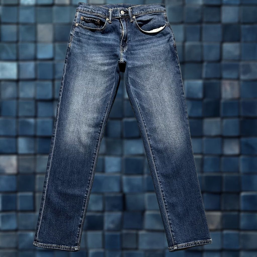 Gap GAP Jeans Mens 31x32 Slim Fit Soft Flex Stretch Blue Denim Medium Wash GUC Size US 31 - 1 Thumbnail