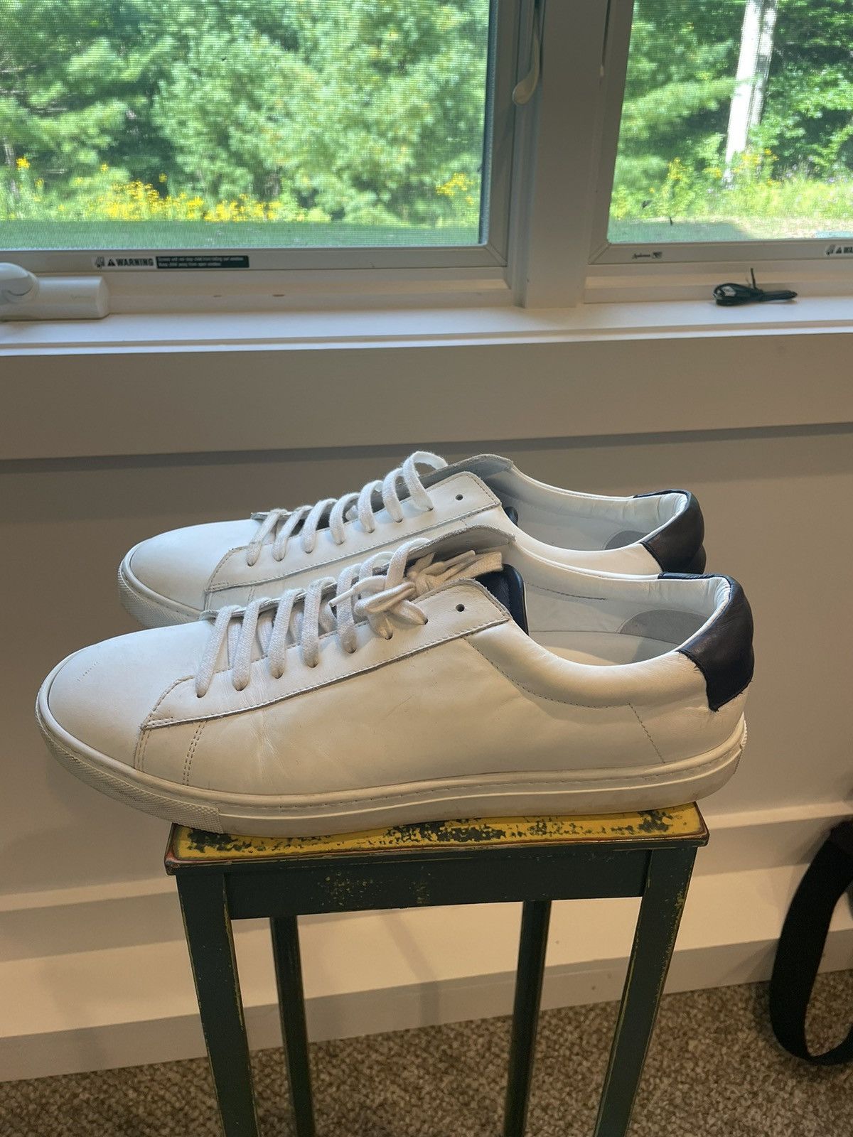 Oliver Cabell White and Blue Oliver Cabell Sneaker Size US 13 / EU 46 - 1 Thumbnail