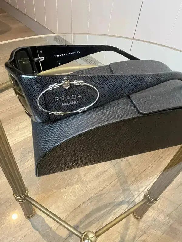 Prada PRADA Sunglasses Wrap Shield Mask Symbole Sport Red Tab Size ONE SIZE - 1 Thumbnail