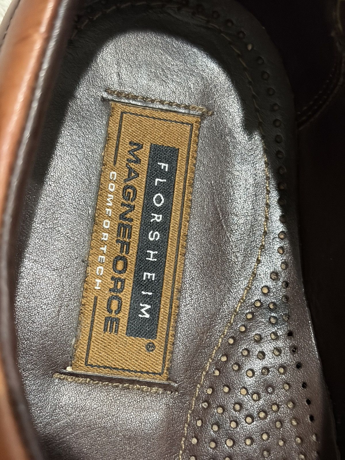 Florsheim Florsheim Magneforce Shoes Leather Wingtip Brogue Oxfords Size US 13 / EU 46 - 5 Thumbnail