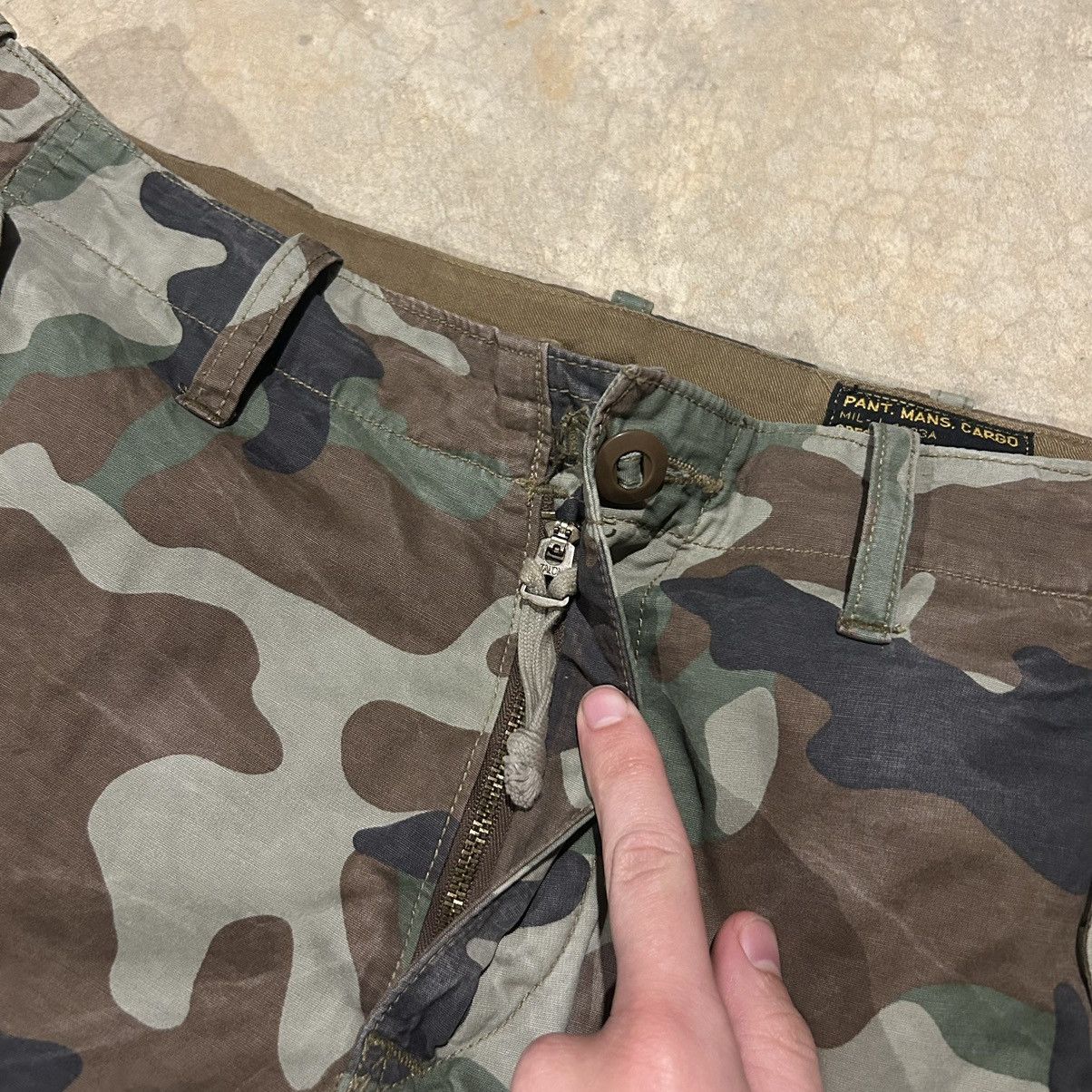 Polo Ralph Lauren × Vintage Vintage Polo Ralph Lauren Utility Military Camo Cargo Pants Size US 32 / EU 48 - 5 Thumbnail