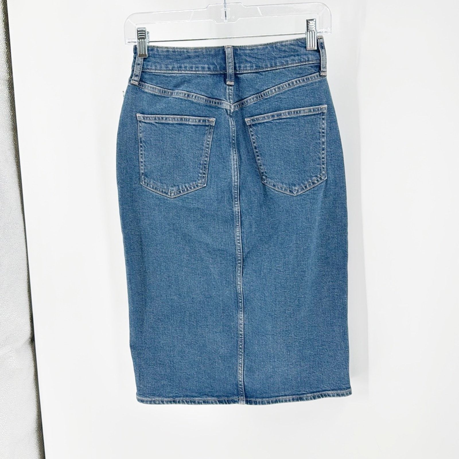 Gap GAP denim pencil skirt versatile casual western bohemian Size 25" / US 0 / IT 36 - 3 Thumbnail