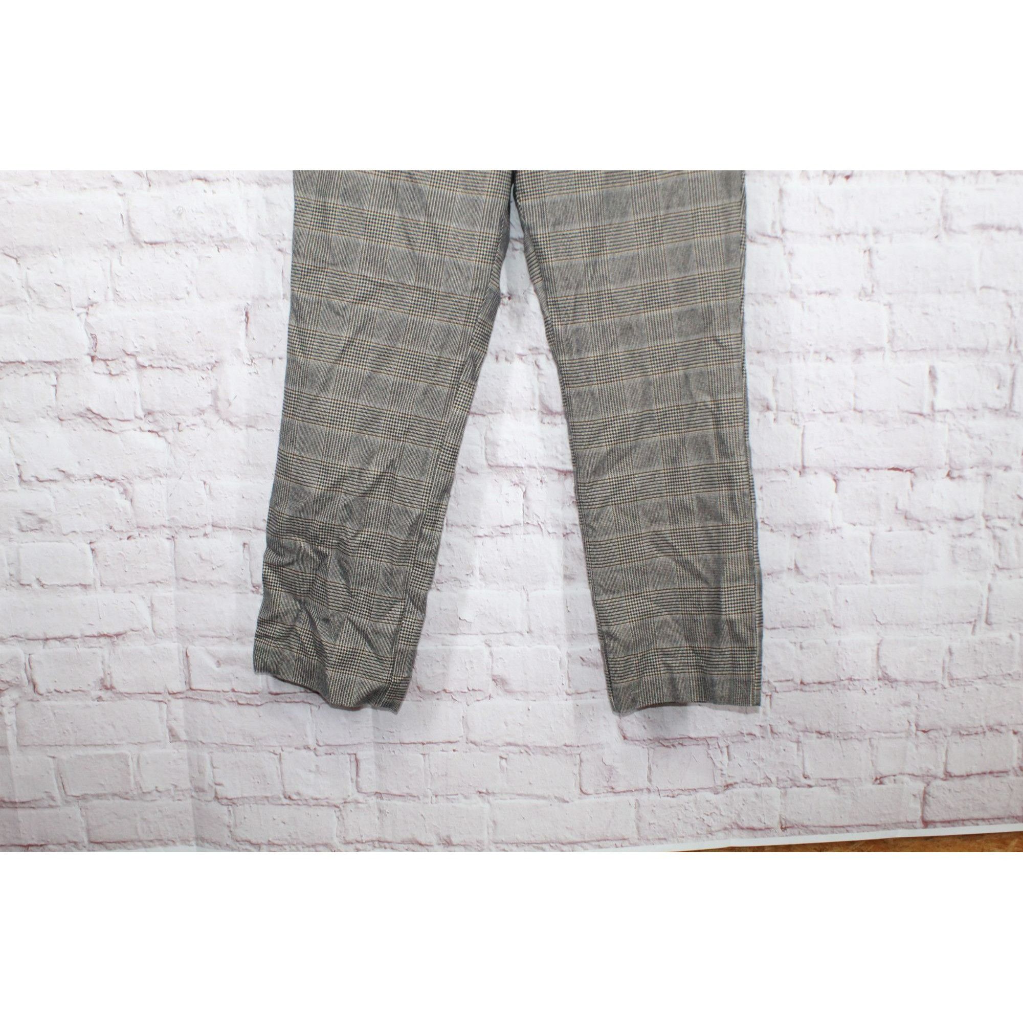 L.L. Bean LL Bean Womens Plaid Classic Fit Lined Dress Pants Size 38" / US 16 / IT 52 - 3 Thumbnail