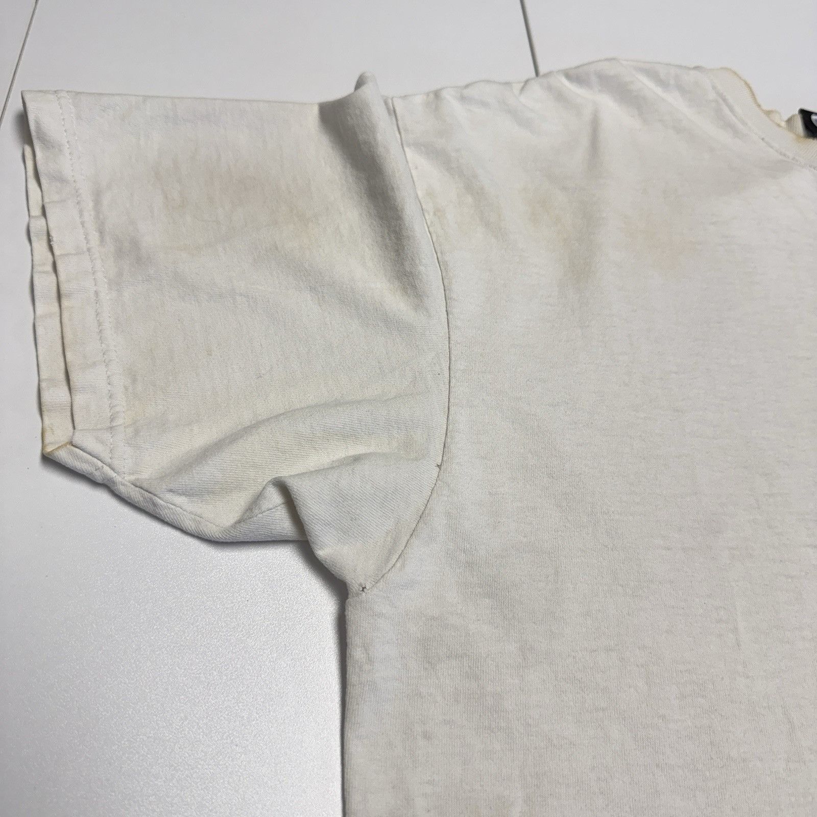 Vintage Vintage Saxon Motorcycle T Shirt Mens XL White Short Sleeve Size US XL / EU 56 / 4 - 5 Thumbnail